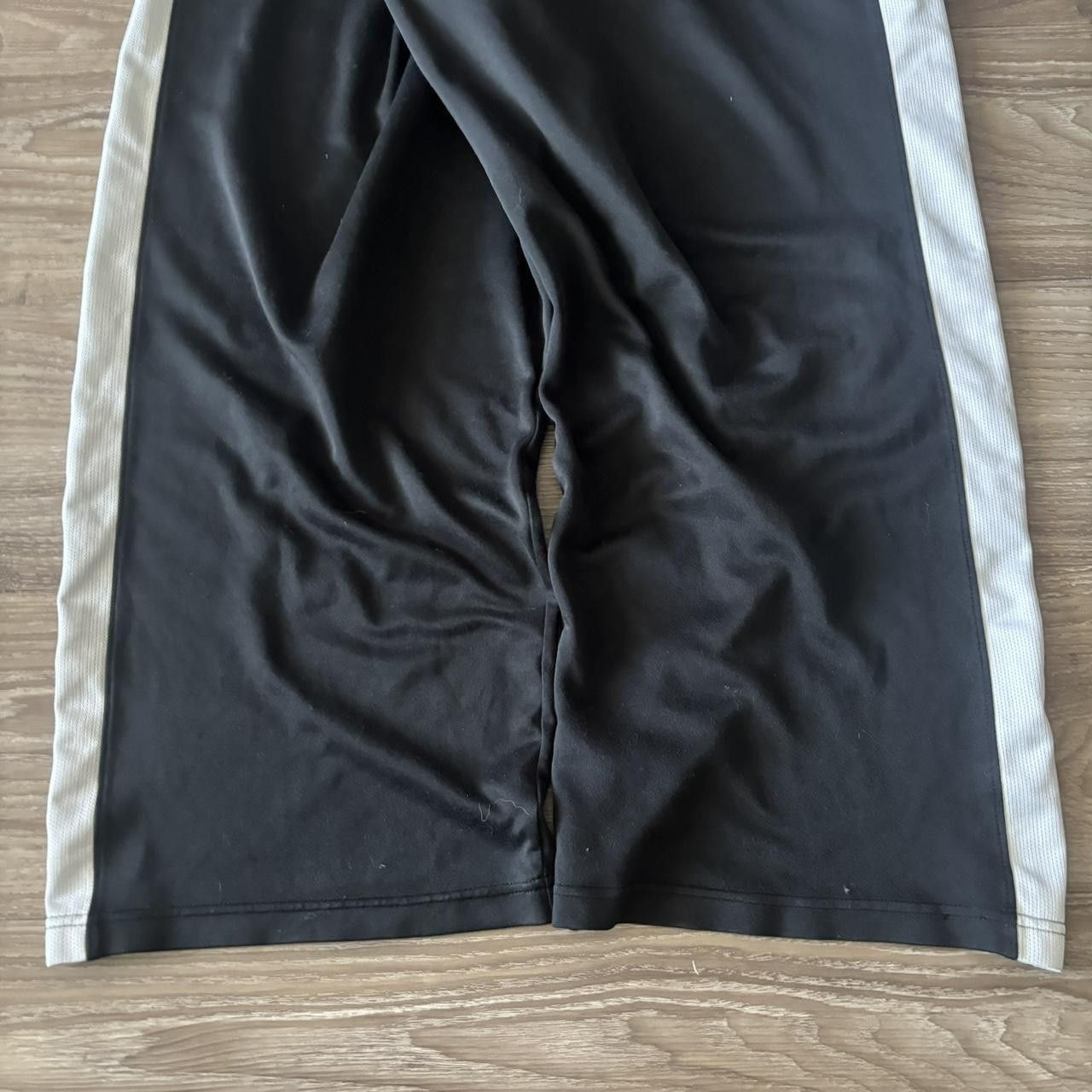 Vintage Crazy Vintage Y2K/2000s Baggy Black White Striped Track Pants! Fits XL Size US 40 / EU 56 - 5 Thumbnail