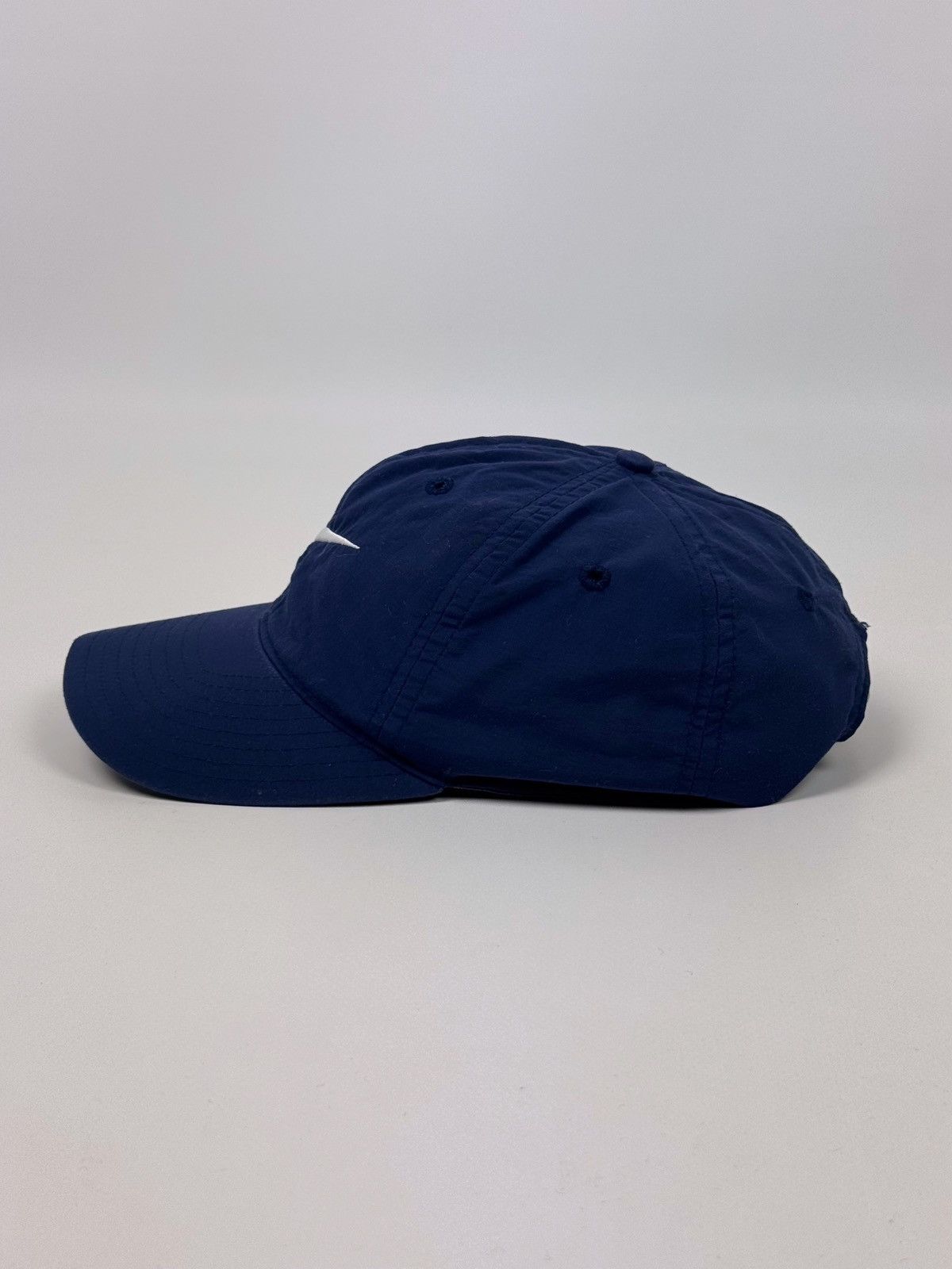 Nike 90’s Vintage Faded Nike Swoosh Nylon Strap Back Cap Size ONE SIZE - 7 Thumbnail