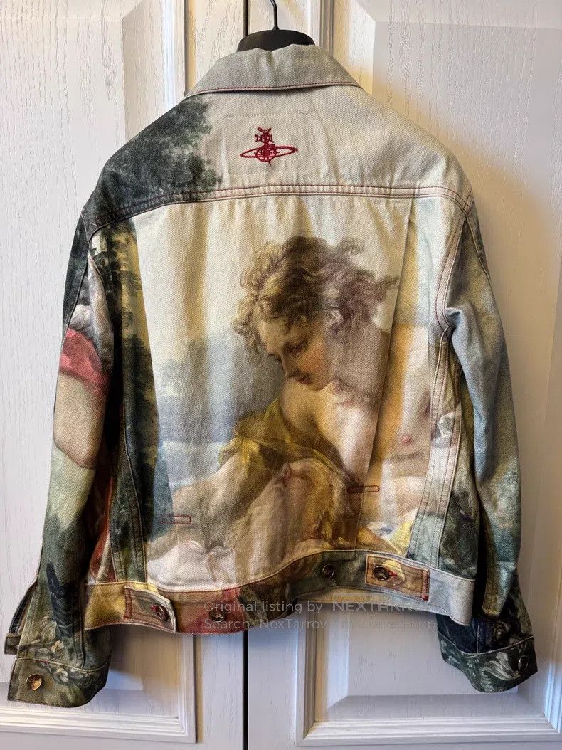Vivienne Westwood Vivienne Westwood Oil painting series denim jacket Size S / US 4 / IT 40 - 6 Thumbnail