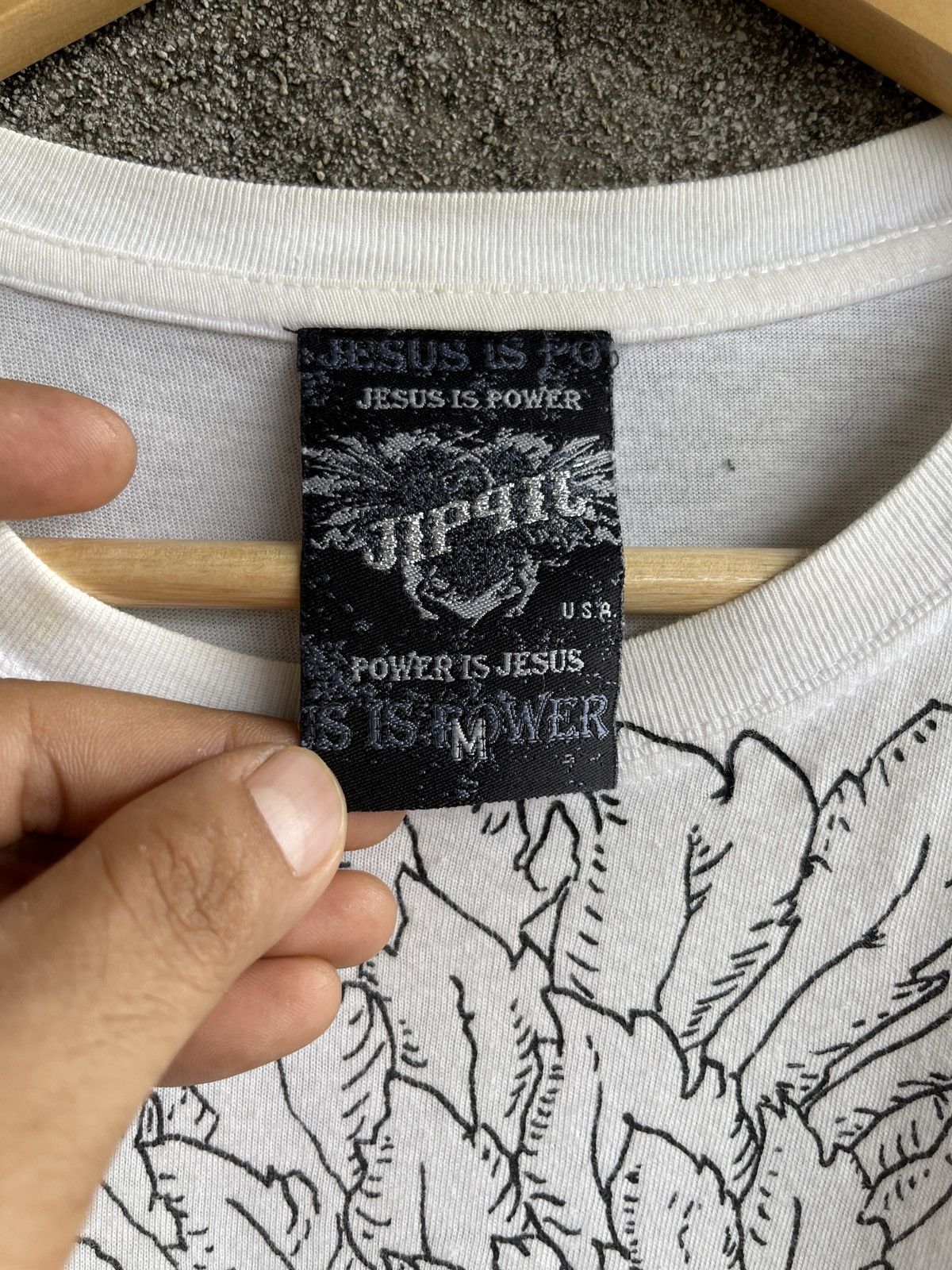 Affliction Rare🔥Vintage EIGHTY EIGHT Jesus Is Power Tee Size US M / EU 48-50 / 2 - 8 Thumbnail