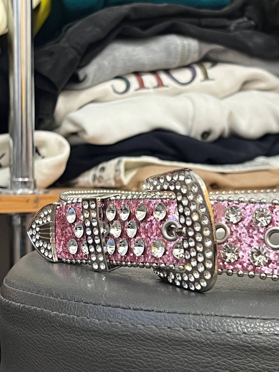 Other Y2K Glamour Belt Bb Simons Style rhinestones Size ONE SIZE - 5 Thumbnail