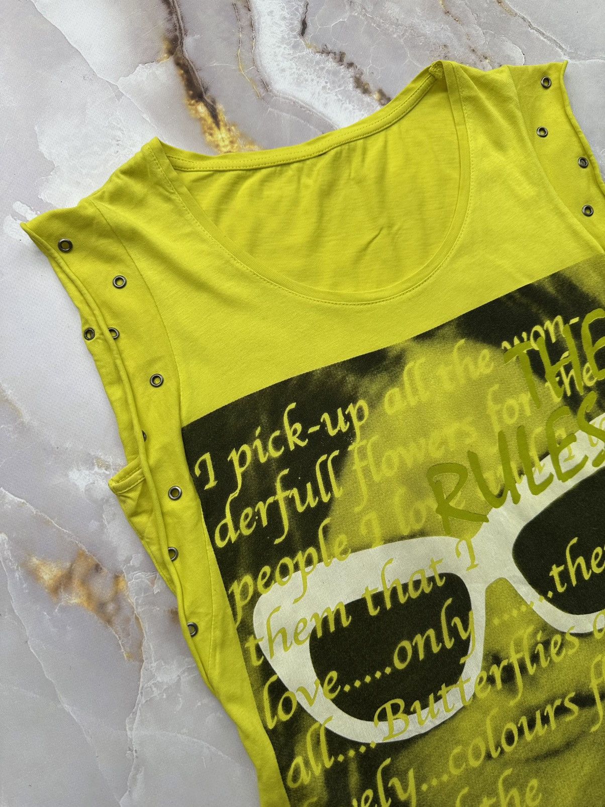 Japanese Brand Vintage Printed Tank Top Size S / US 4 / IT 40 - 2 Thumbnail