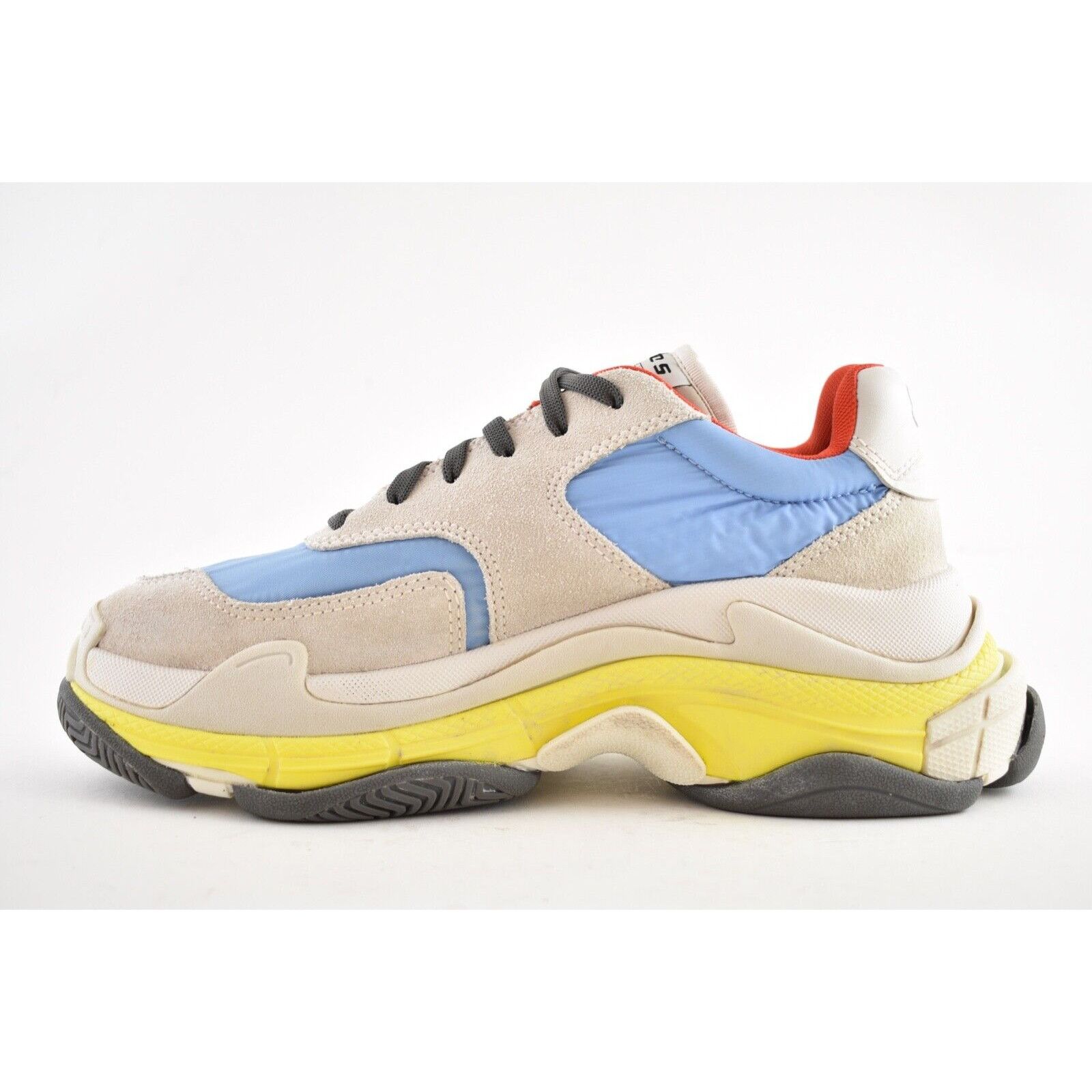 Balenciaga Triple S V2 Suede Nylon Speed Flat Trainer Sneaker 39 Size US 9 / IT 39 - 6 Thumbnail