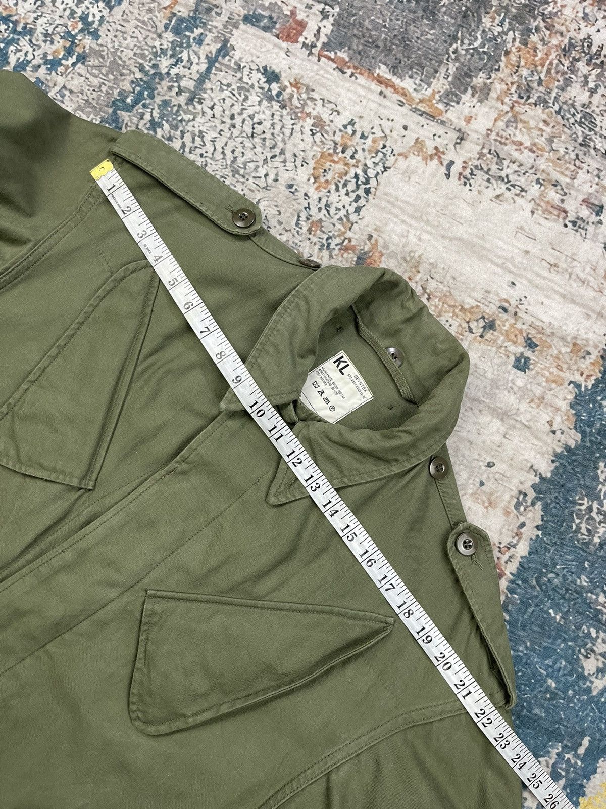 Vintage Vtg 70s KL Seyntex Dutch Army Military Field Jackets Size US L / EU 52-54 / 3 - 14 Thumbnail