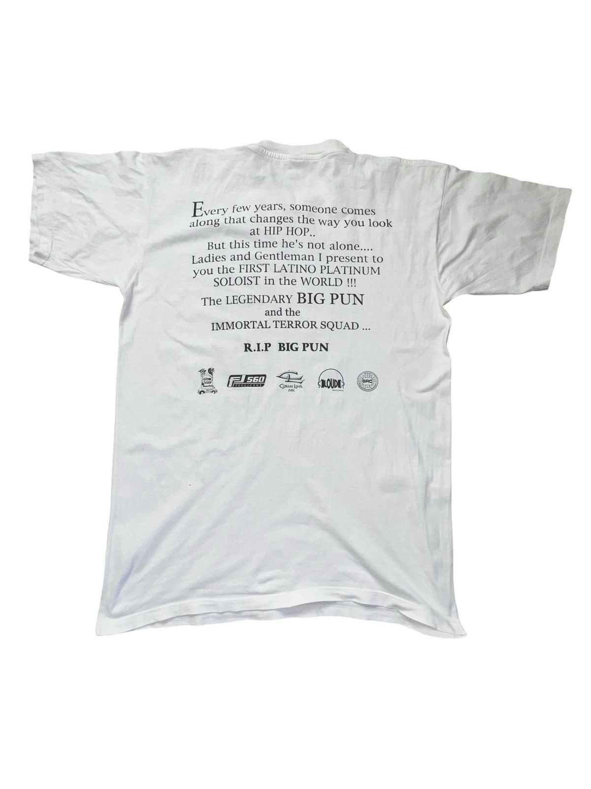 Vintage Big Pun Vintage 2000 Promo Tee – Yeeeah Baby XL Terror Squad Size US XXL / EU 58 / 5 - 2 Thumbnail