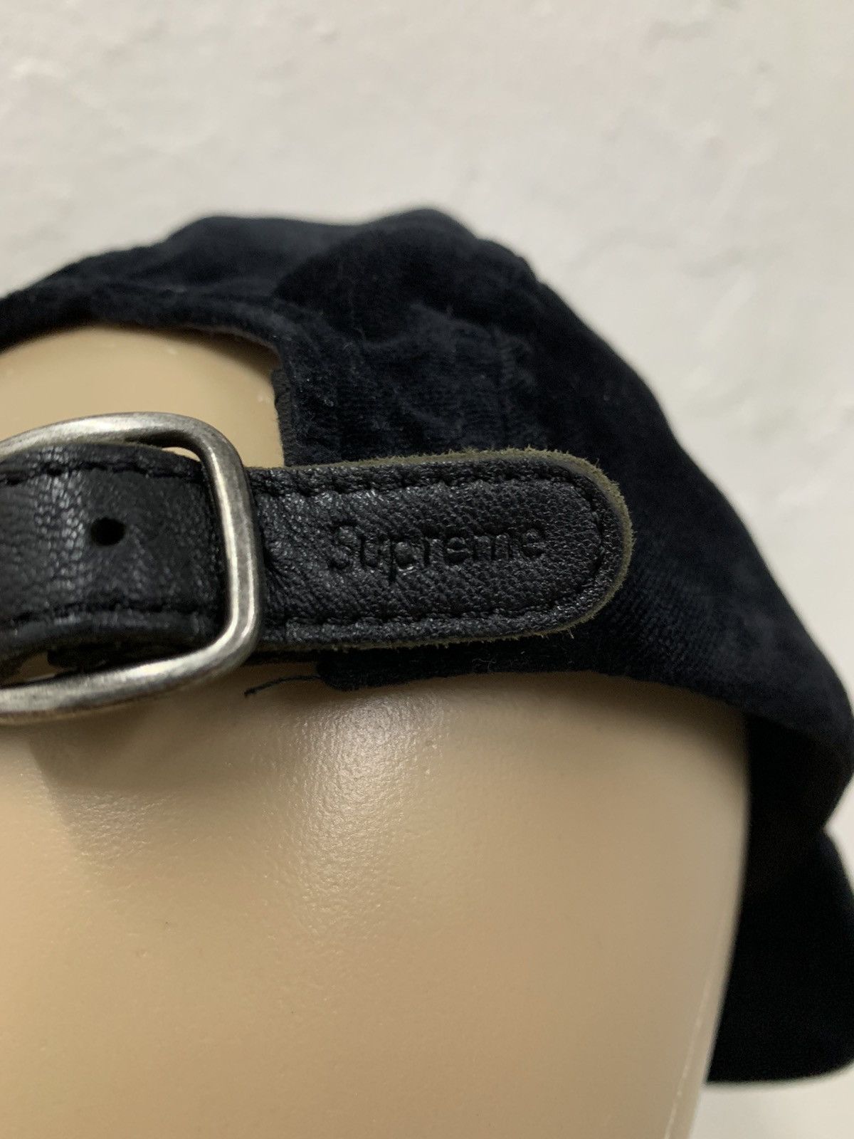 Supreme Supreme Box Logo Velour Suede Hat 5 Panel Size ONE SIZE - 4 Thumbnail