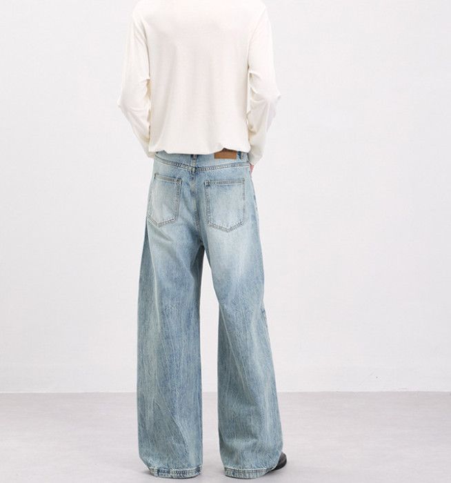 Japanese Brand American Workwear-Style Paneled High-Street Jeans Size US 32 / EU 48 - 5 Thumbnail