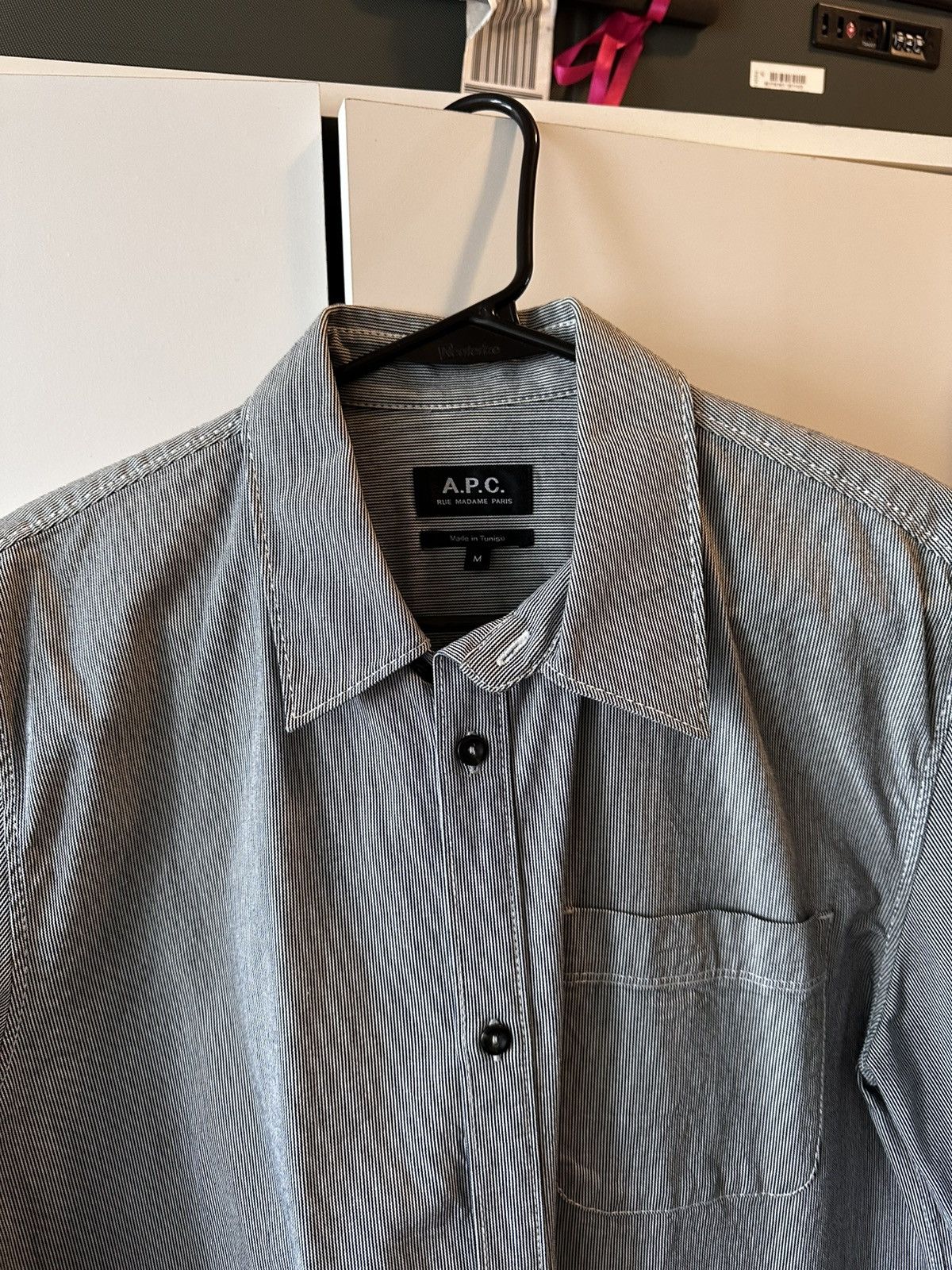A.P.C. Striped shirt Size US M / EU 48-50 / 2 - 2 Thumbnail