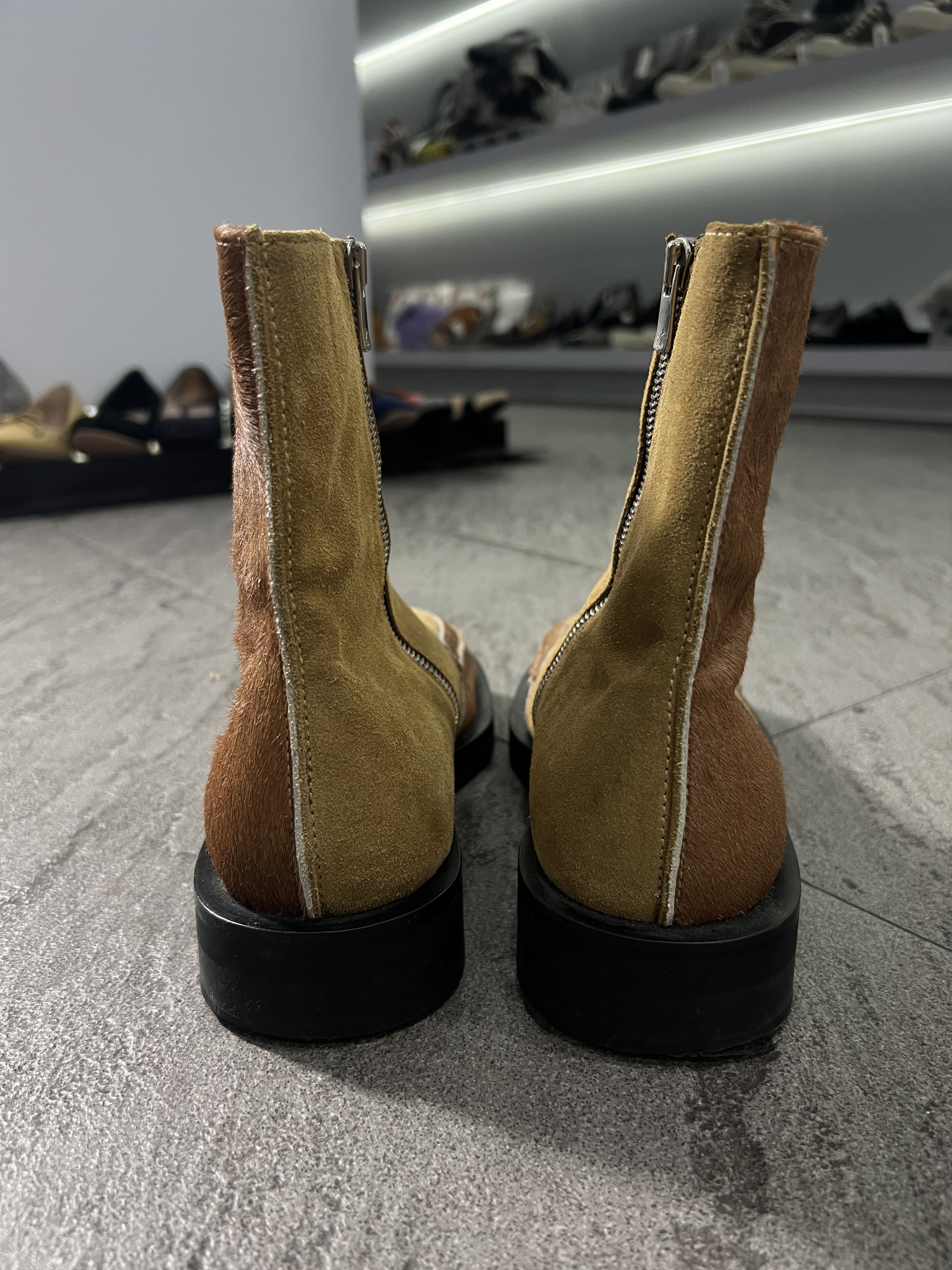 Andersson Bell Andersson Bell Hairy Leather Zip Boots EU41 Size US 8 / EU 41 - 6 Thumbnail
