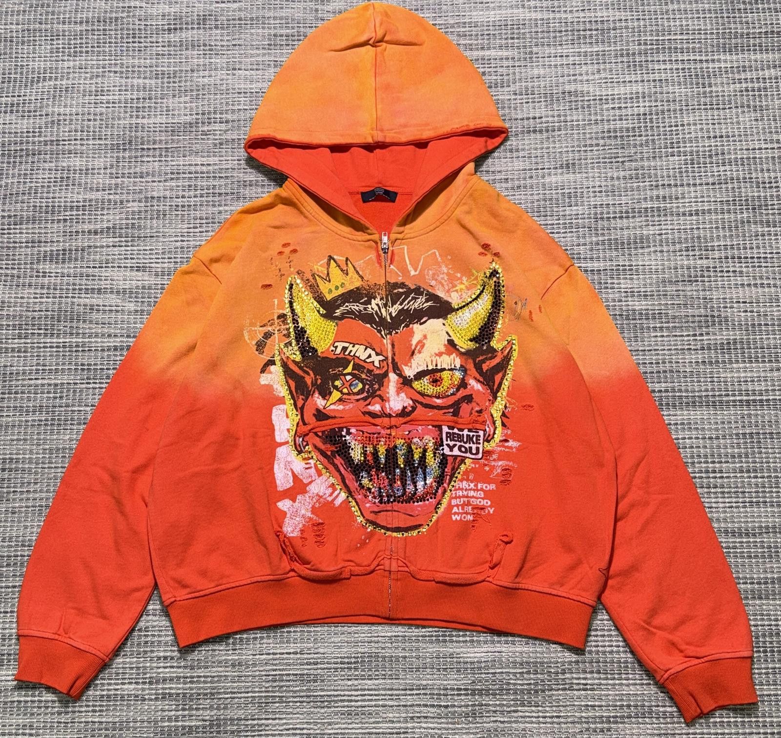 Other Thnx For Nothing Orange Rebuke Zip Up Size US L / EU 52-54 / 3 - 1 Thumbnail