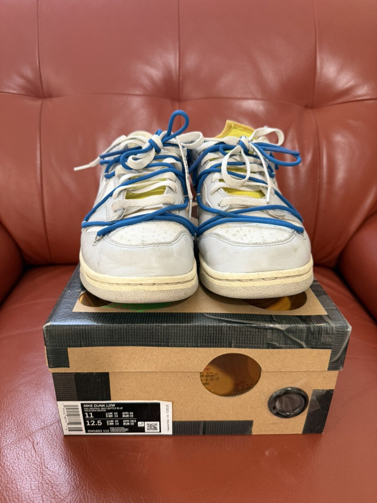 Nike × Off-White Off white Nike Dunk Low Lot 10 Size US 11 / EU 44 - 2 Thumbnail