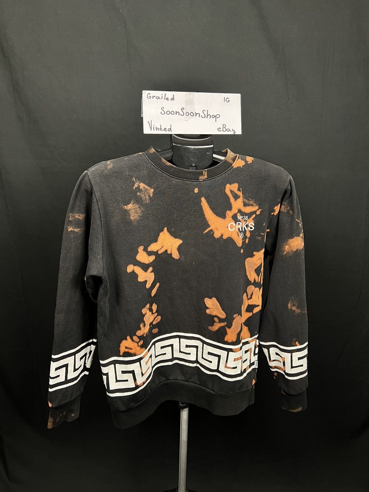 Crooks & Castles Crooks & Castles CRKS N38 tie dye sweatshirt crew neck Size US S / EU 44-46 / 1 - 1 Thumbnail