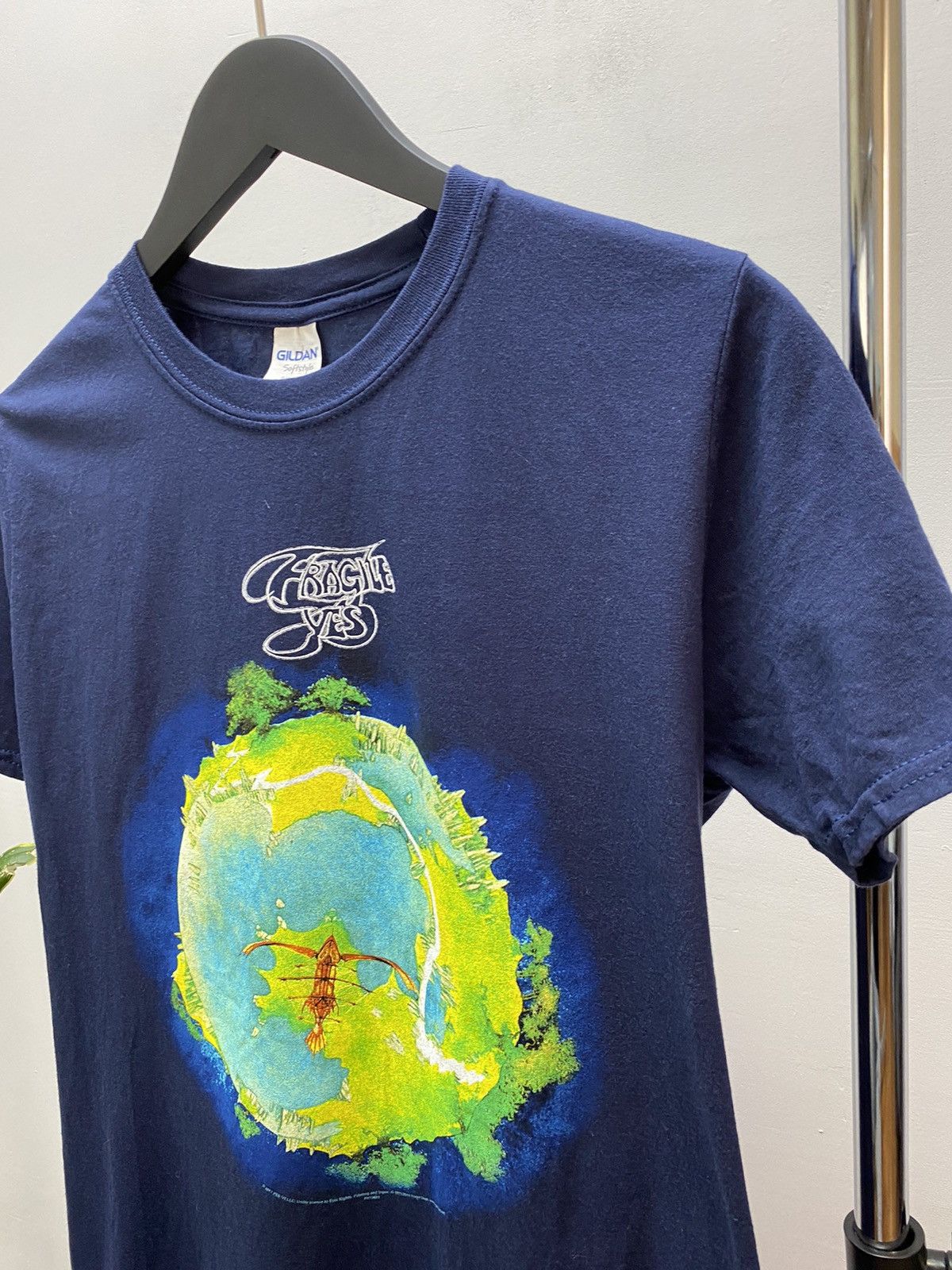 Band Tees × Vintage Yes Band T Shirt Fragile Album Promo Men’s M Navy Size US M / EU 48-50 / 2 - 8 Thumbnail