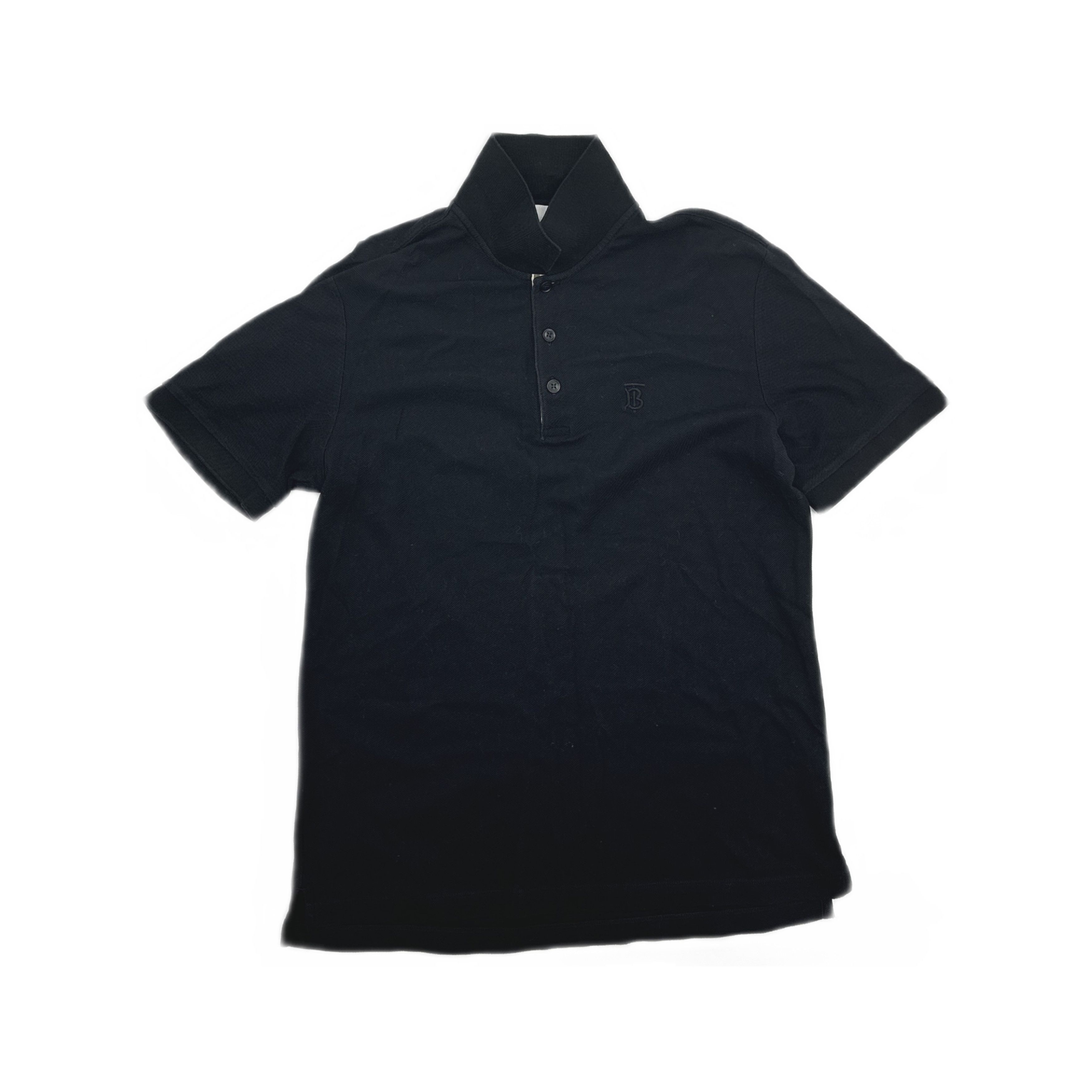 Burberry Burberry Logo Black Polo Shirt Size M Size US M / EU 48-50 / 2 - 1 Thumbnail