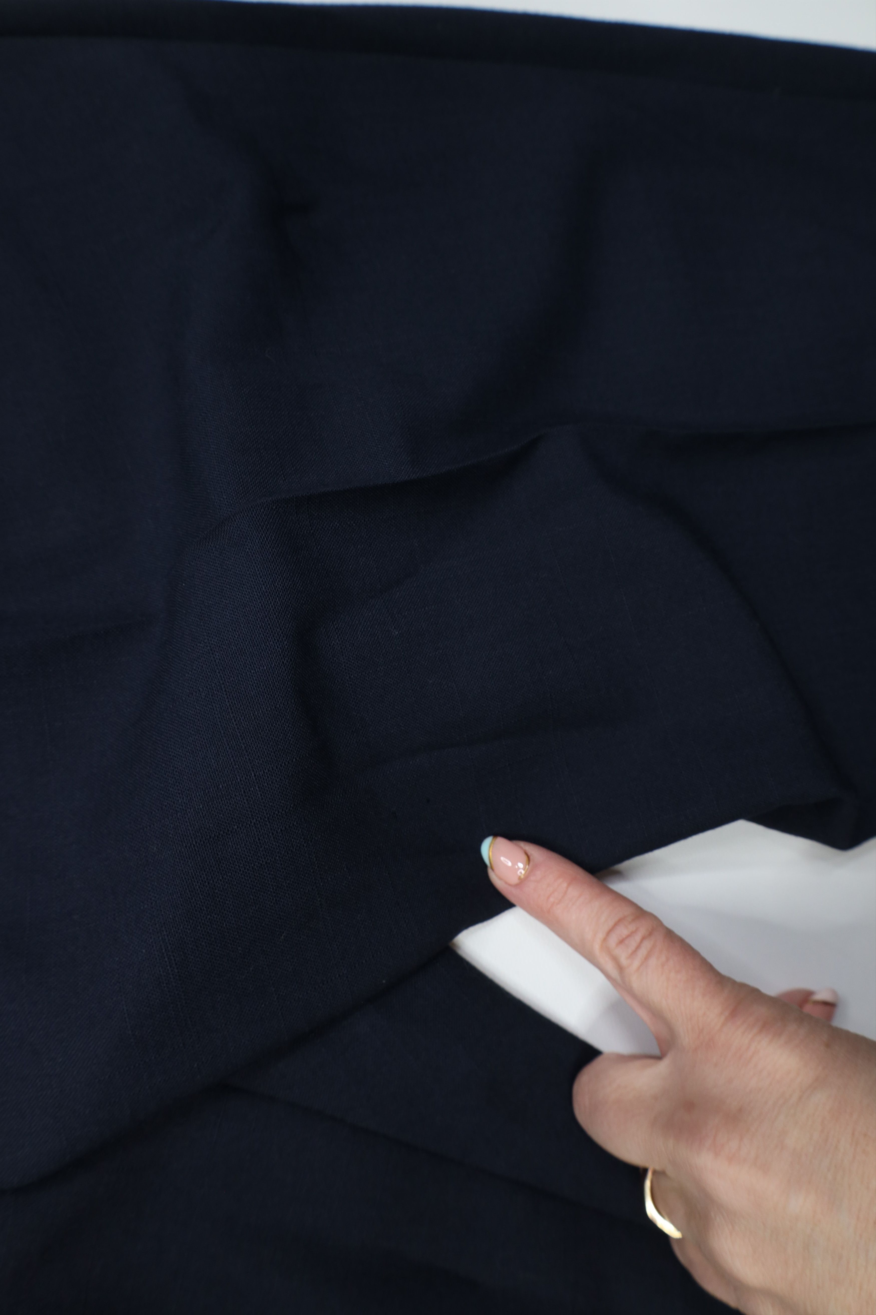 Christian Dior Monsieur Vintage 70s Christian Dior Wide Leg Chino Pants Navy Blue Size US 38 / EU 54 - 13 Thumbnail