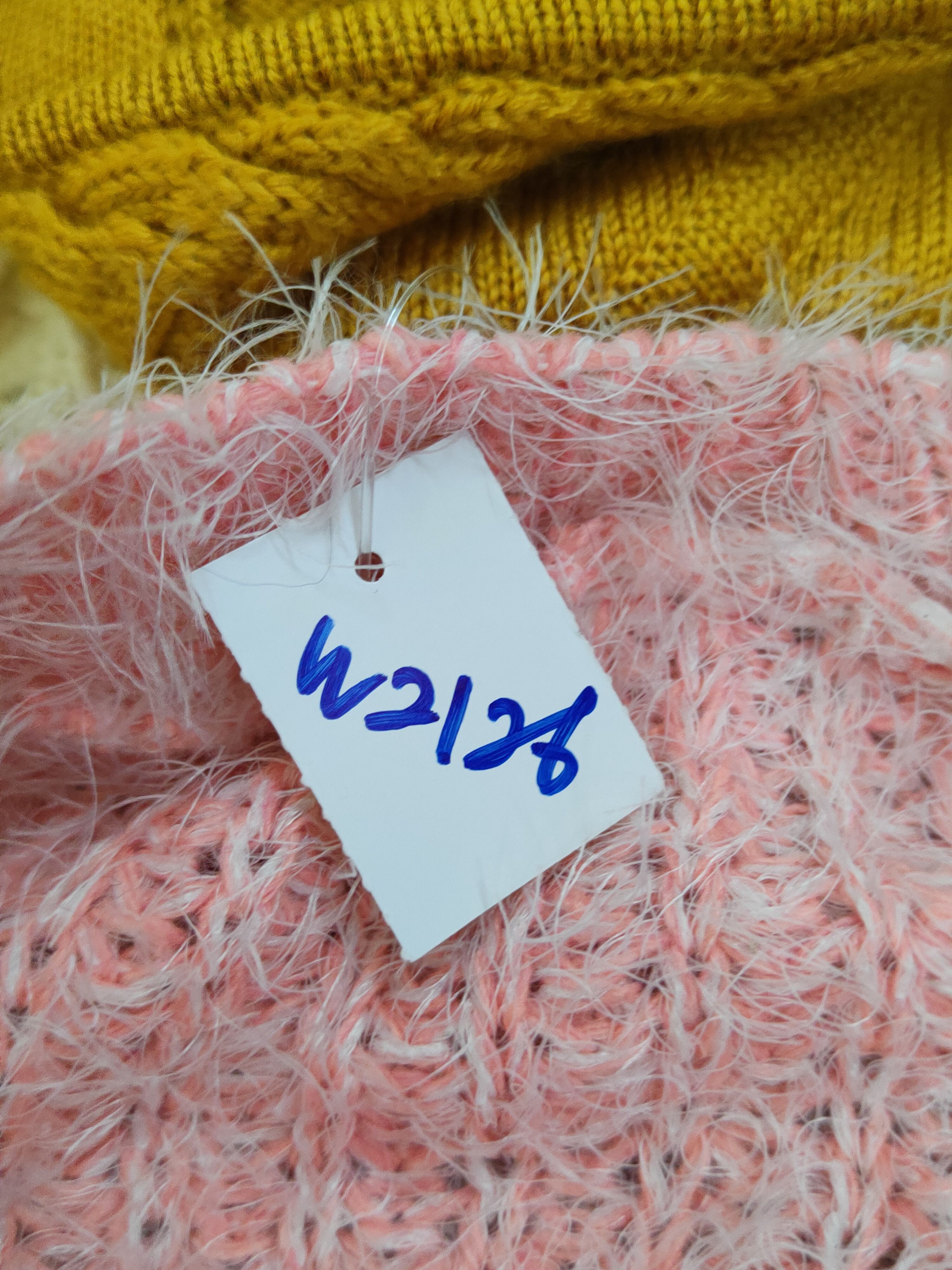 Japanese Brand × Vintage Japanese Brand Pink Shag Shaggy Fur Mohair Knitwear #W2126 Size M / US 6-8 / IT 42-44 - 12 Thumbnail