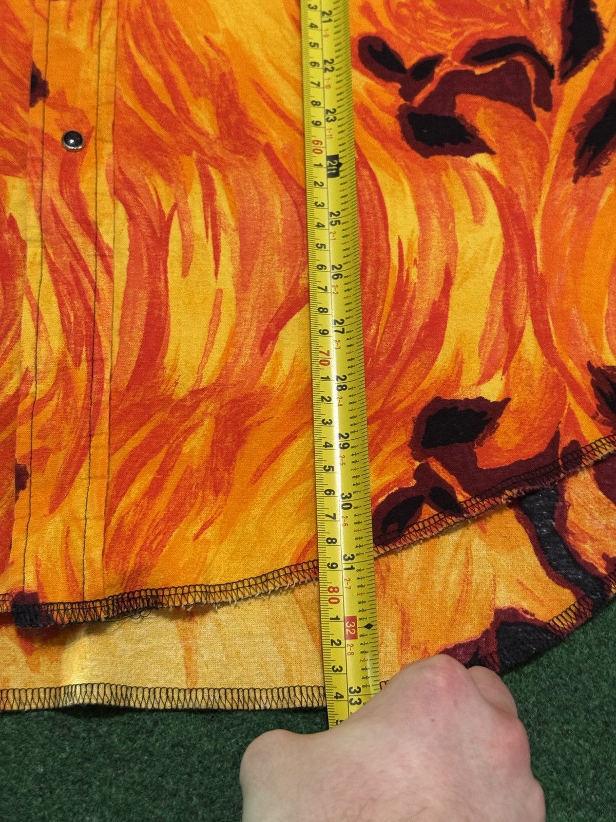 Wrangler Wrangler Flame Print Western Snap L Bull 90s Cowboy Shirt Size US L / EU 52-54 / 3 - 6 Thumbnail