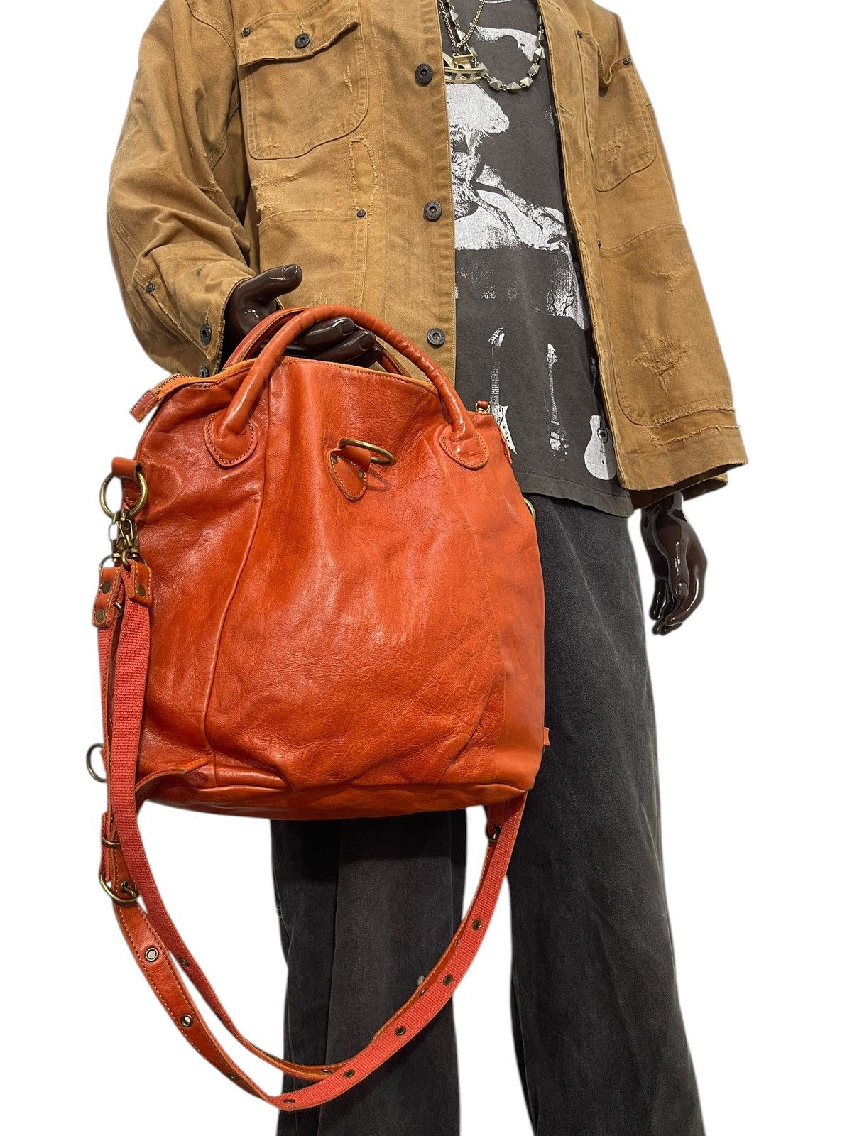 Genuine Leather Full Leather Cuir Jouer Cube Cross Body Shoulder Bag 1🟩9 Size ONE SIZE - 4 Thumbnail