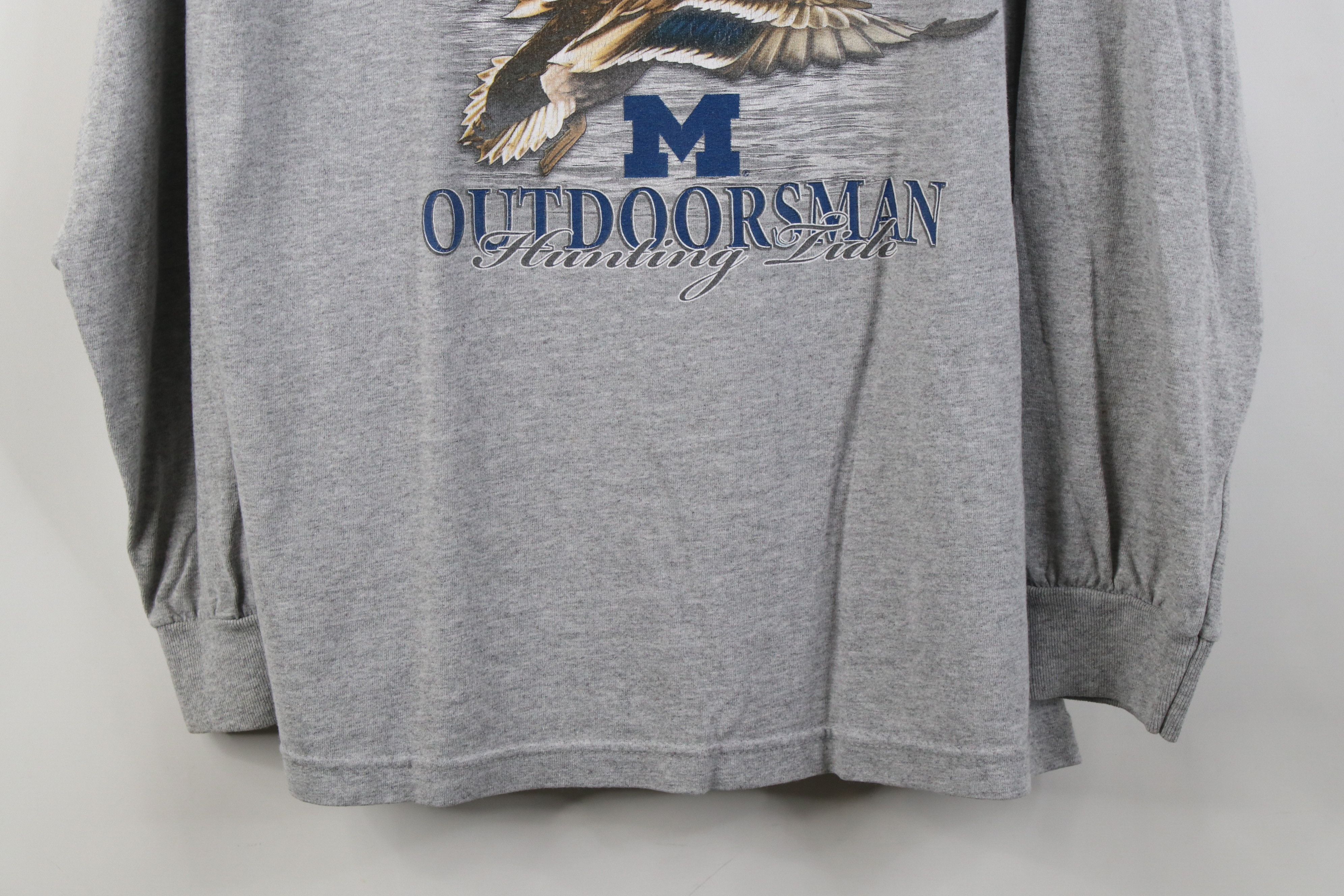 Vintage Vintage 90s University of Michigan Long Sleeve T-Shirt Size US S / EU 44-46 / 1 - 3 Thumbnail
