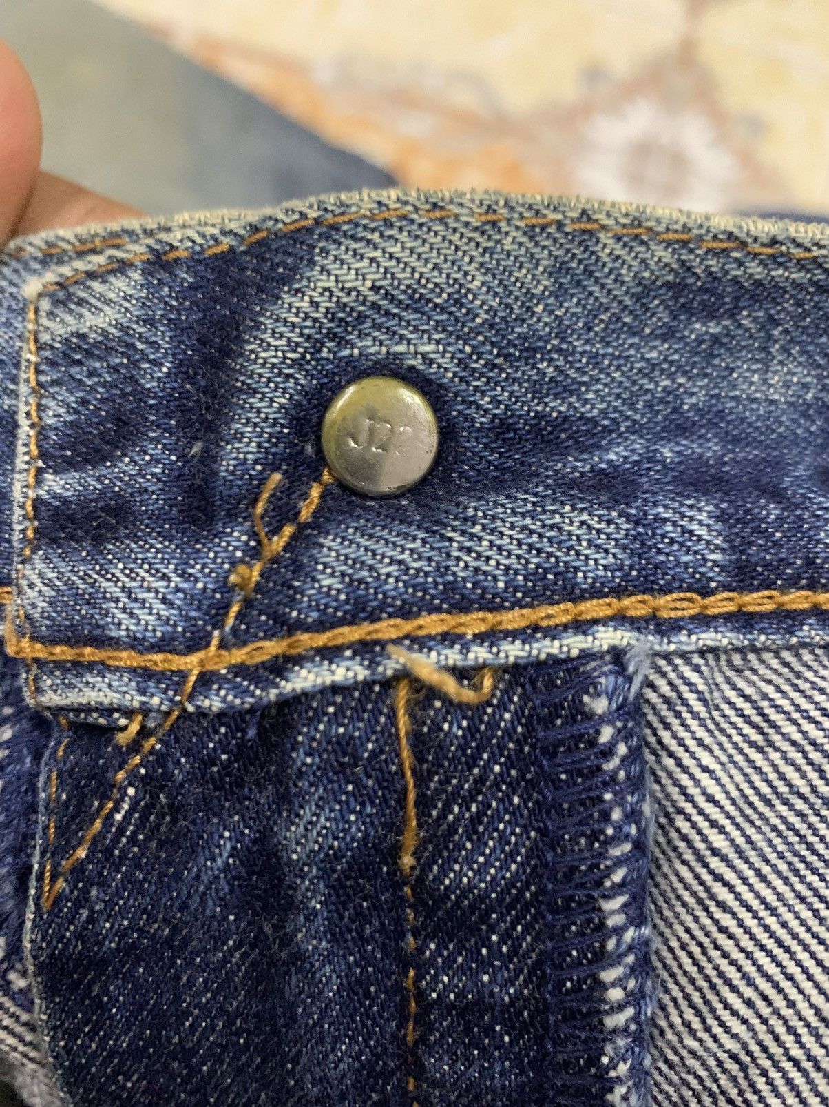 Levi's Levis Big E 502 Selvedge Japan distress Denim Size US 32 / EU 48 - 17 Thumbnail