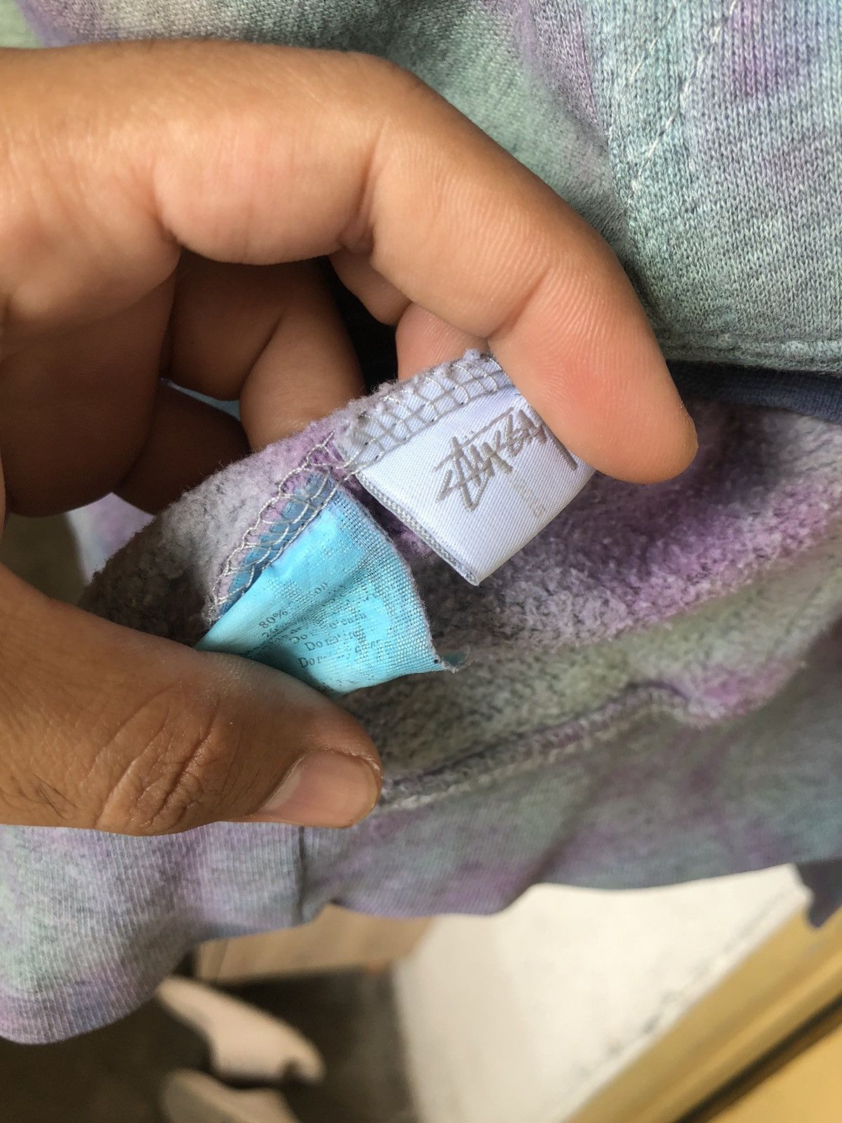 Stussy Rare❗️Stussy Tie Dye Big Logo Sweater Hoodie y2k Size US S / EU 44-46 / 1 - 15 Thumbnail
