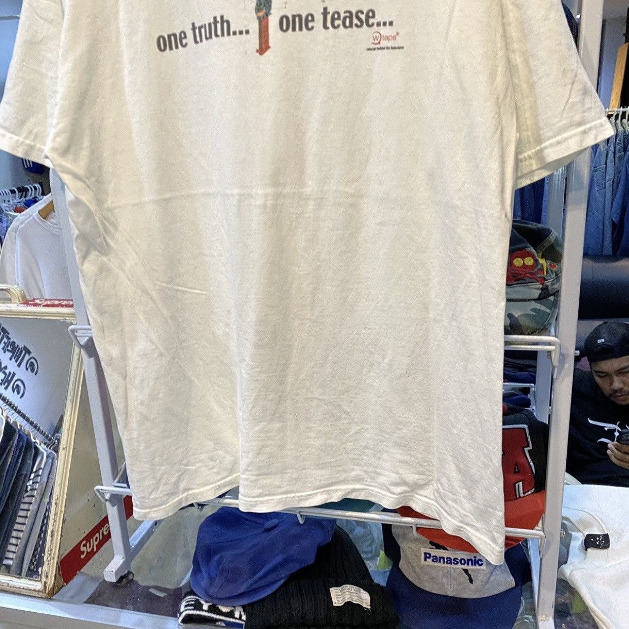 Wtaps WTAPS "one truth... one tease..." Balaclava Graphic T-Shirt Size US L / EU 52-54 / 3 - 4 Thumbnail
