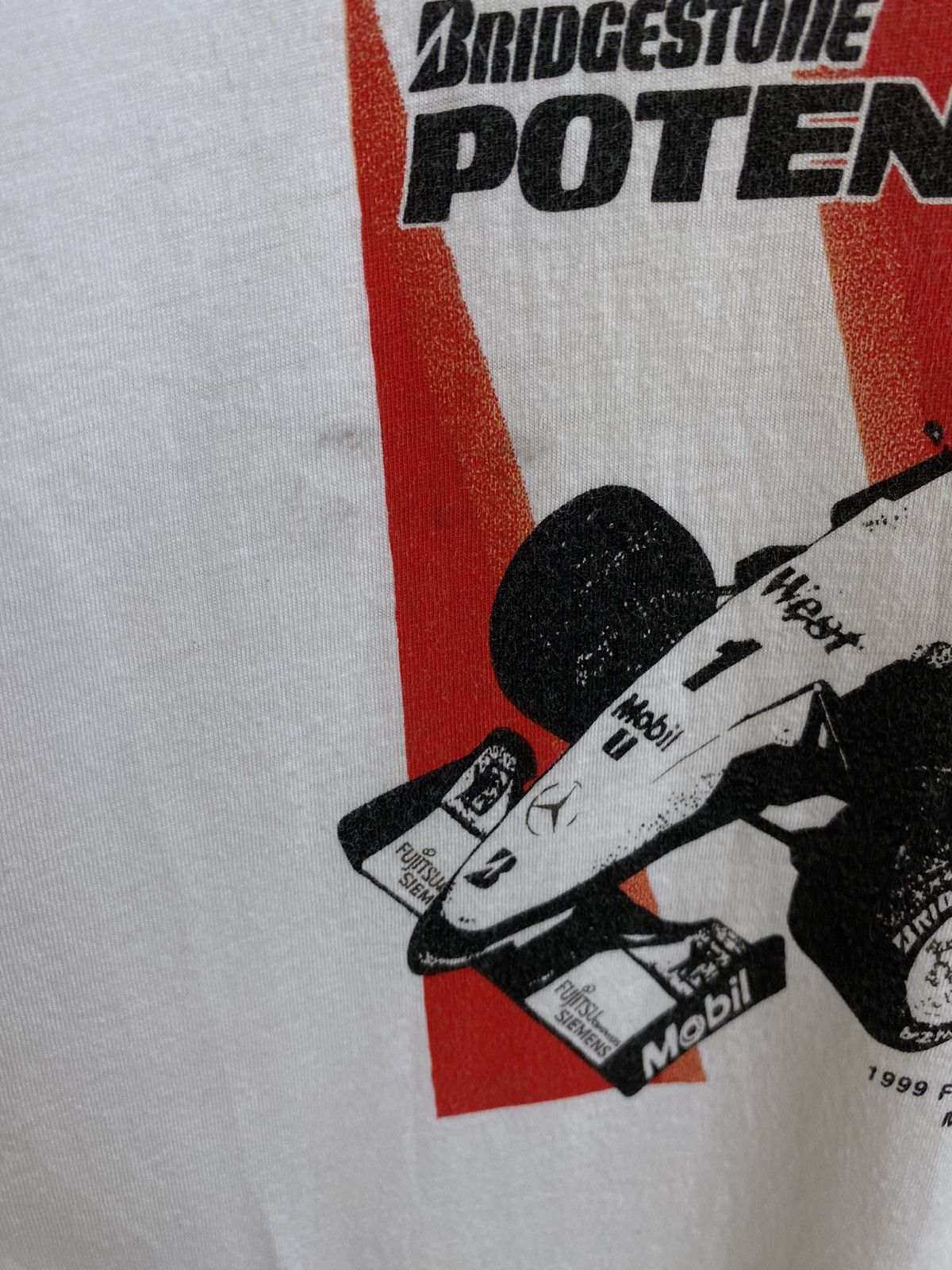Formula 1 × Mercedes-Benz × Vintage 🔥 Crazy Vintage 1999 Bridgestone Potenza Fia Formula One Size US S / EU 44-46 / 1 - 7 Thumbnail