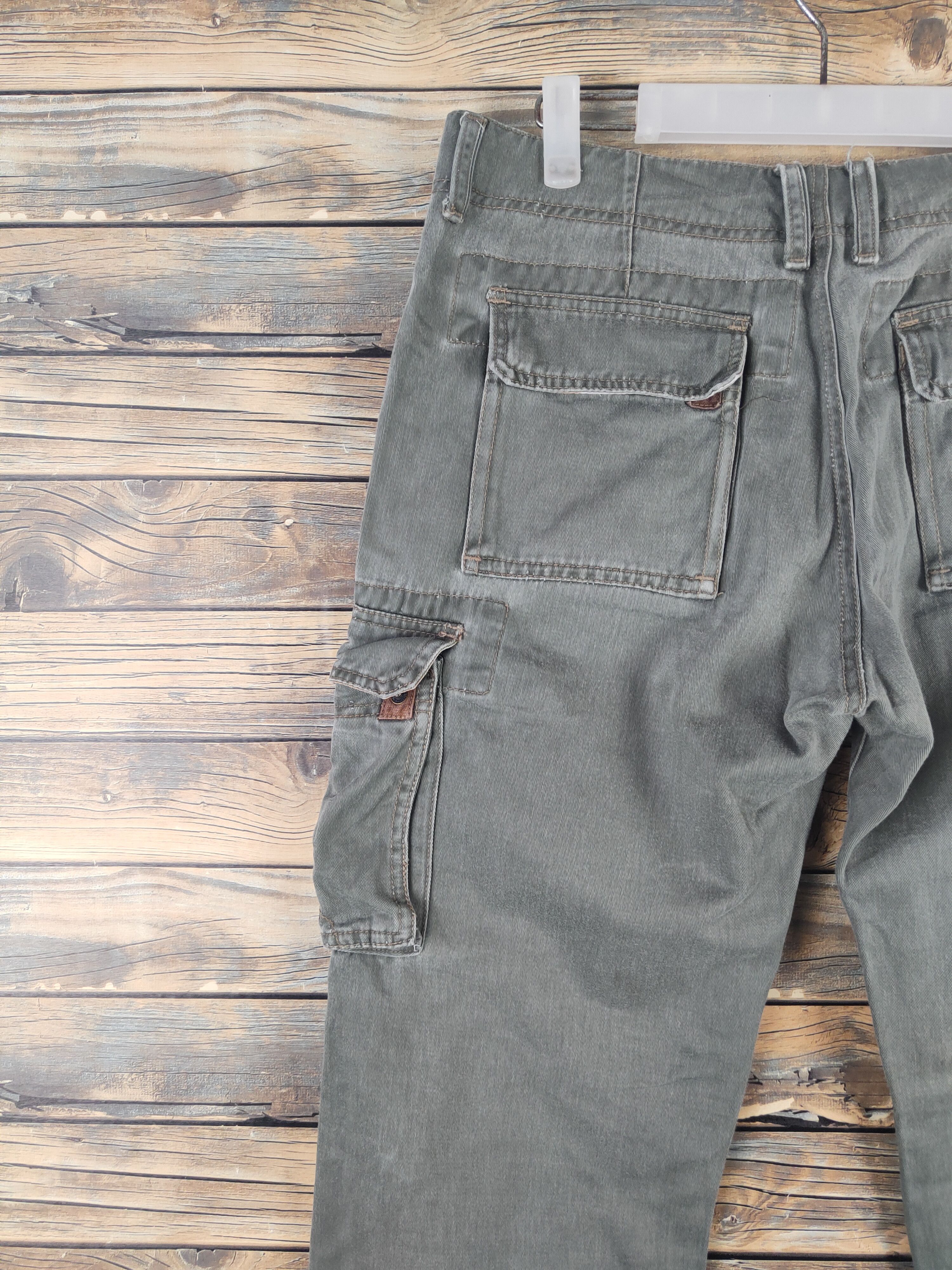 Japanese Brand DLL Ignio Green Multipocket Tactical Cargo Pants #712 Size US 31 - 8 Thumbnail