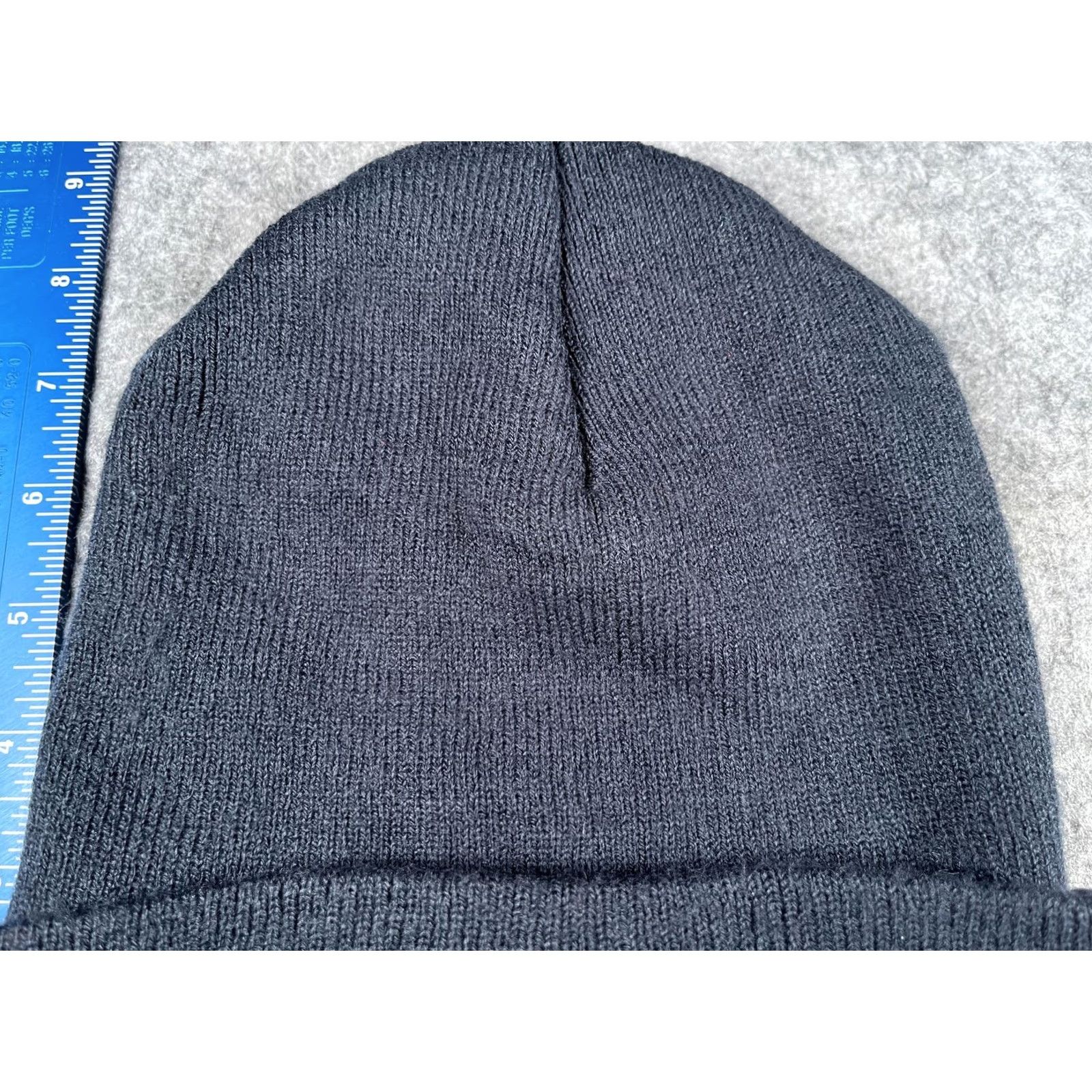 Port & Company Port & Company Hat Beanie Mens One Size Black HID Logo Knit Winter Workwear Size ONE SIZE - 3 Thumbnail