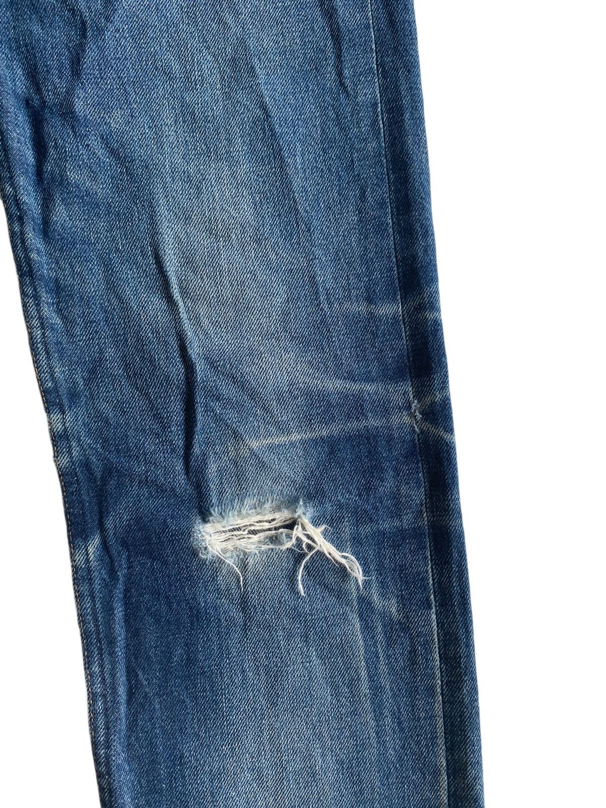 A.P.C. × Japanese Brand × Vintage A.P.C Selvedge Distressed Denim Size US 29 - 19 Thumbnail