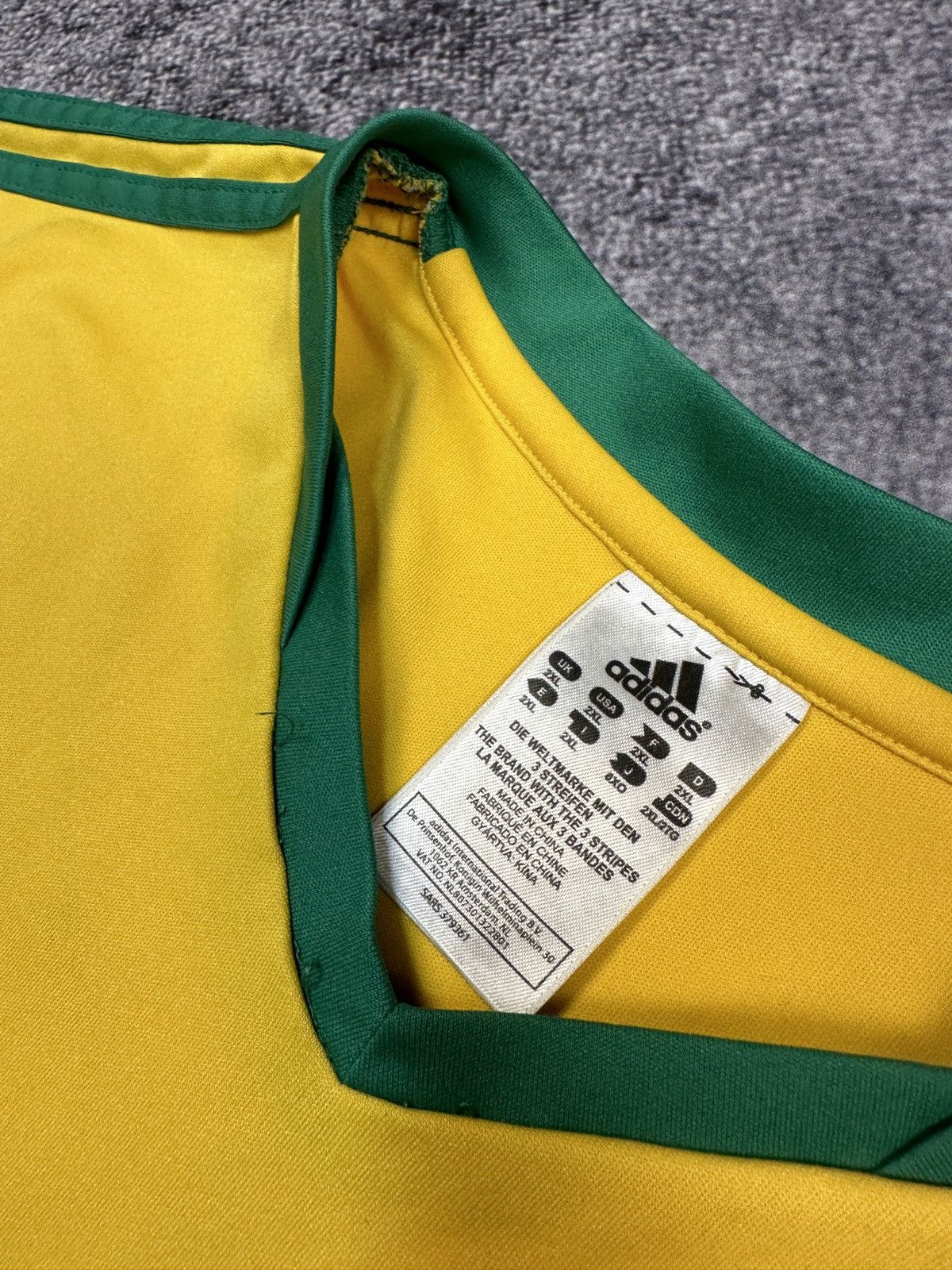 Adidas Adidas South Africa Soccer Jersey Rare Casual Streetwear XXL Size US XXL / EU 58 / 5 - 3 Thumbnail