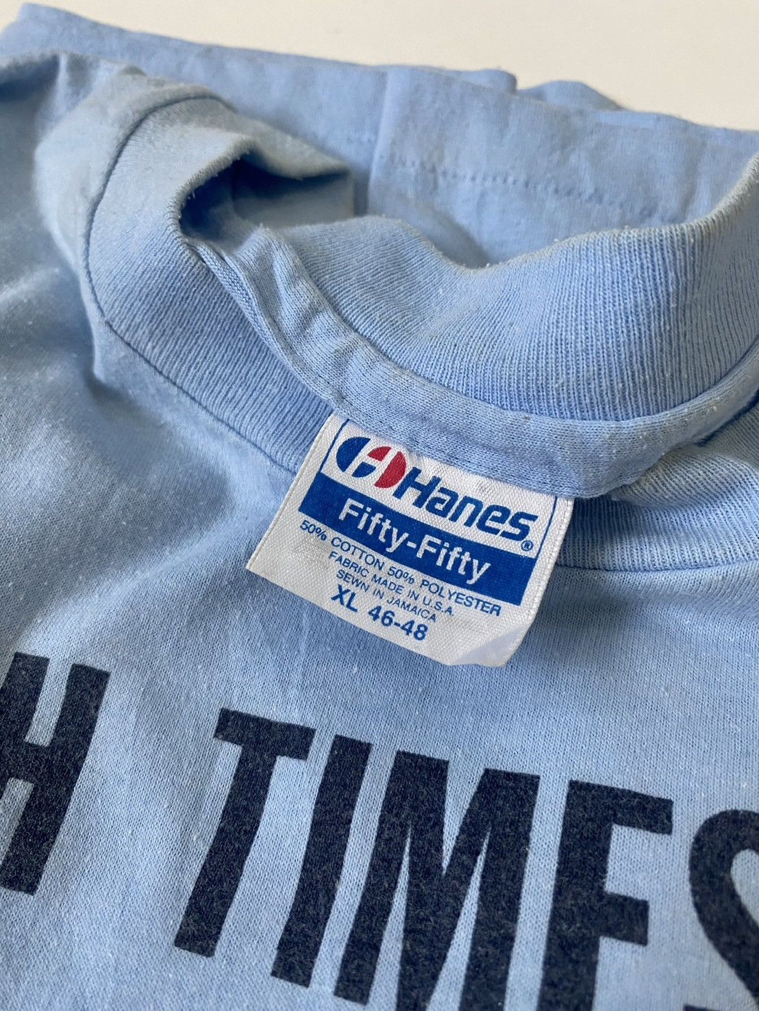 Japanese Brand × Vintage Vtg Slogan Tee Size US XL / EU 56 / 4 - 2 Thumbnail