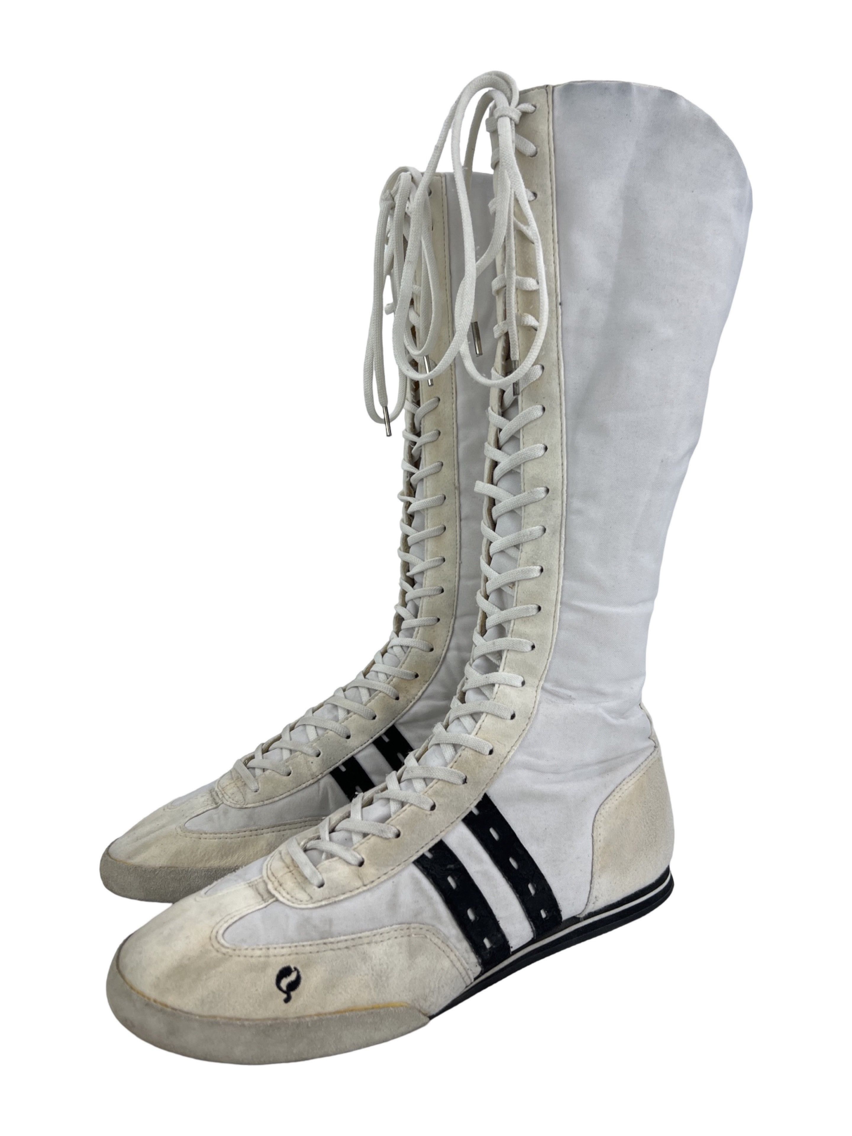 Japanese Brand Vintage High Top Quick Moto Boots Bondage Sneakers Size US 11 / IT 41 - 1 Thumbnail
