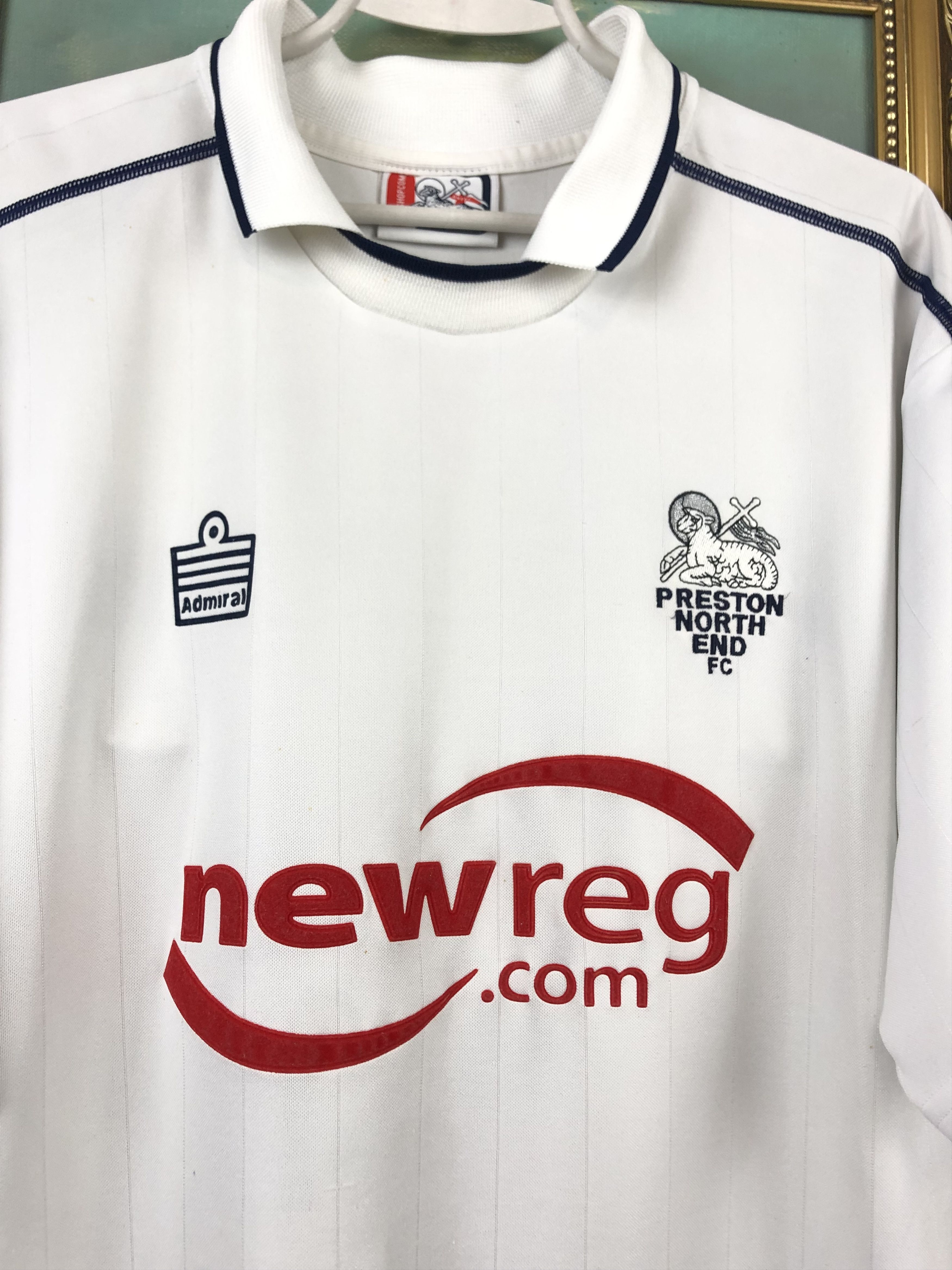 Vintage Preston North End football shirt #11 Healy Jersey Tee Hype Size US XL / EU 56 / 4 - 5 Thumbnail