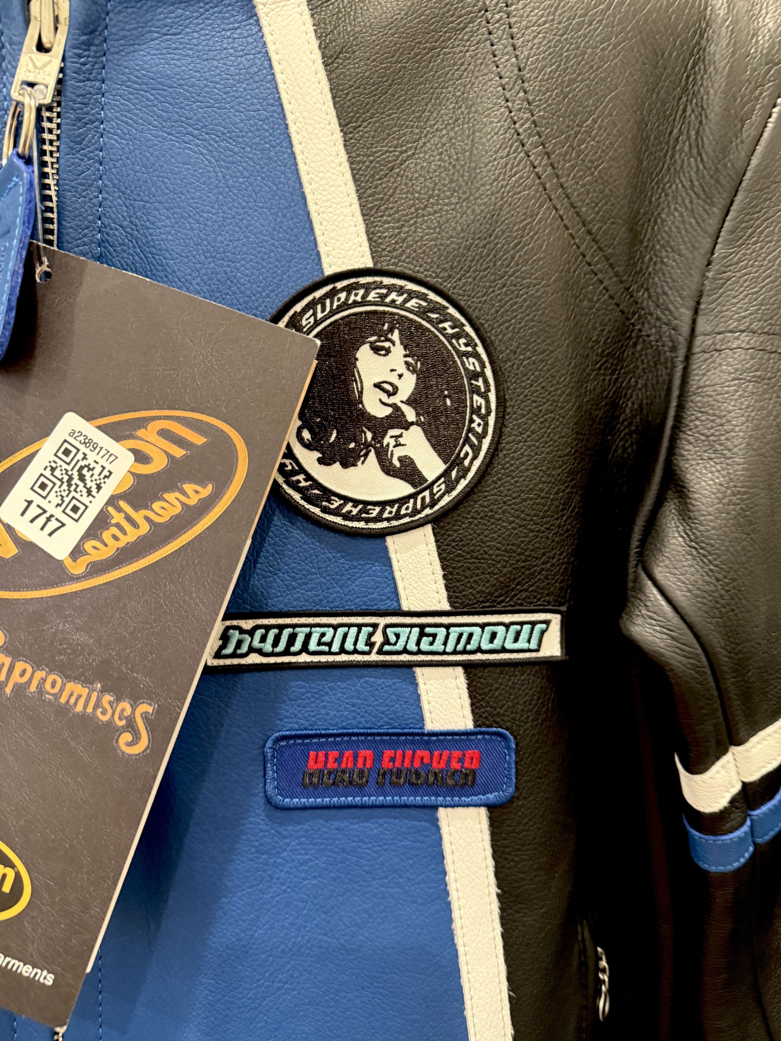 Hysteric Glamour × Supreme × Vanson Leathers Supreme x HYSTERIC GLAMOUR x Vanson Leathers® Jacket Size US XL / EU 56 / 4 - 5 Thumbnail