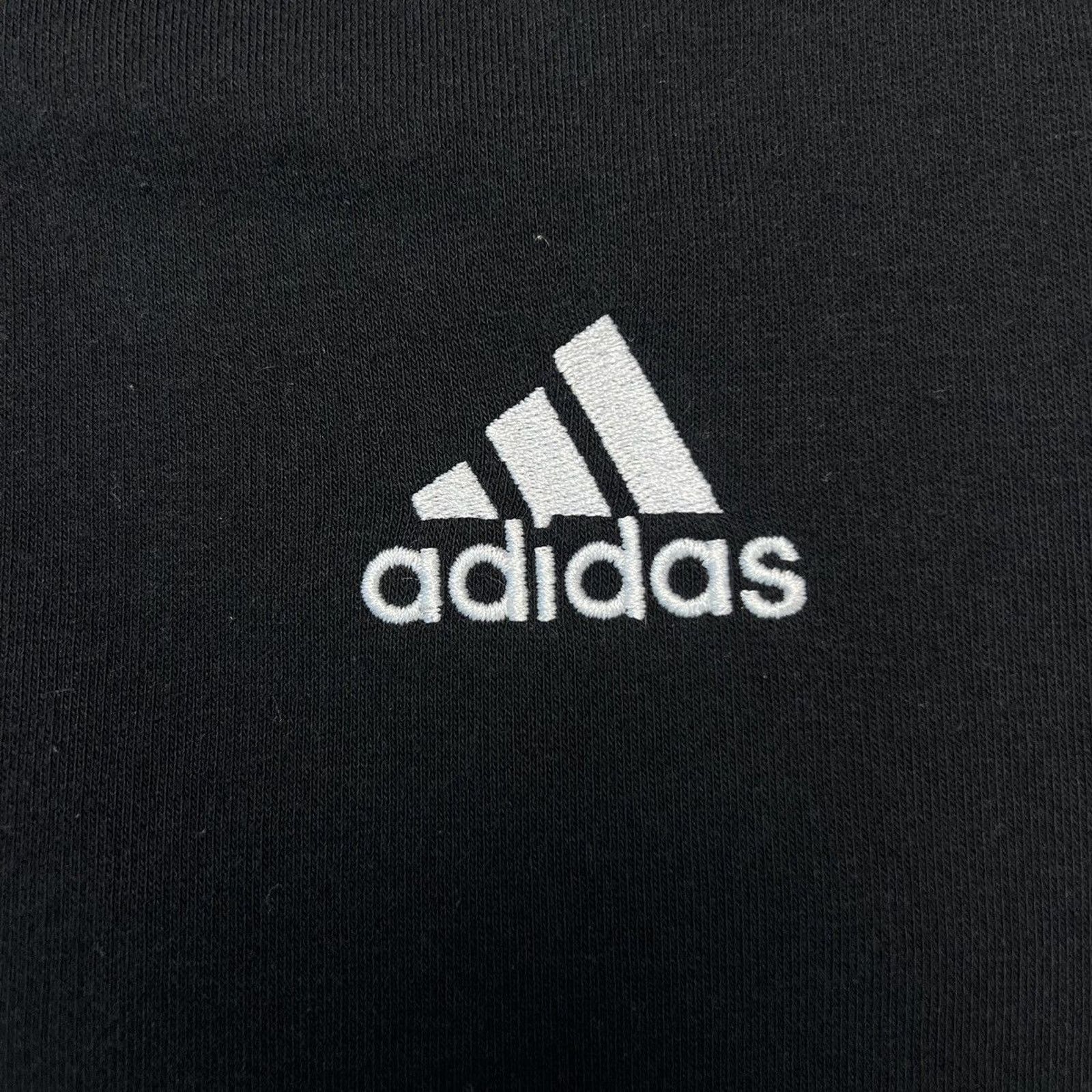 Adidas × Vintage Adidas Essentials Sweatshirt 2XL Stripe Spell Out Crewneck Size US XXL / EU 58 / 5 - 2 Thumbnail