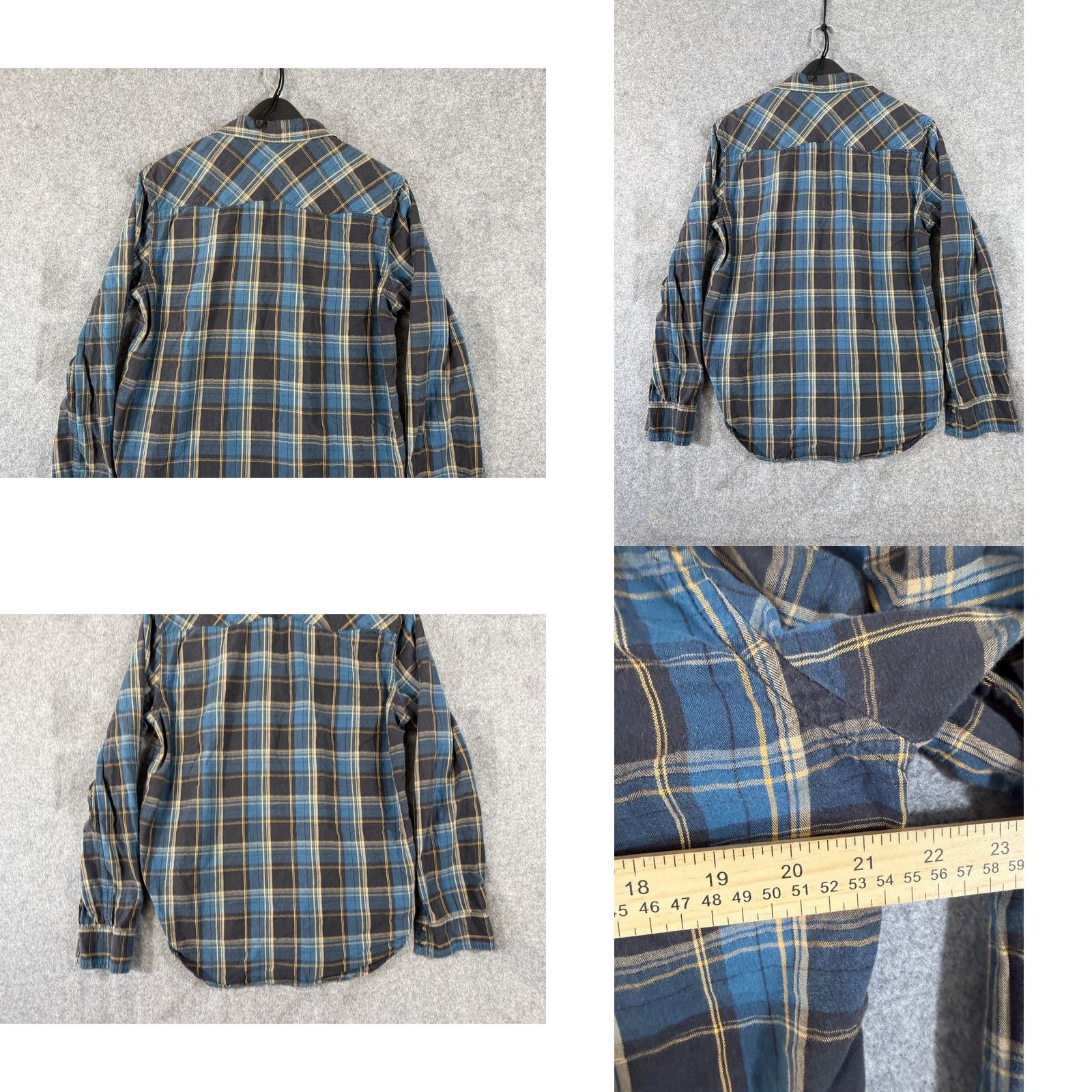 American Eagle Outfitters VINTAGE? No. American Eagle Outfitters Western Shirt Mens M Blue Plaid Slim Fit Pearl Snap Shirt Mens M Blue Plaid Slim Fit Pearl Snap Size US M / EU 48-50 / 2 - 8 Thumbnail