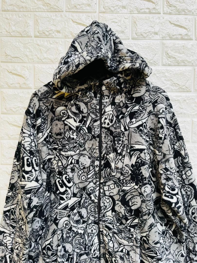 Japanese Brand × Vintage Vintage Monogram Cartoon Hip Hop Designer Fashion Size US L / EU 52-54 / 3 - 3 Thumbnail