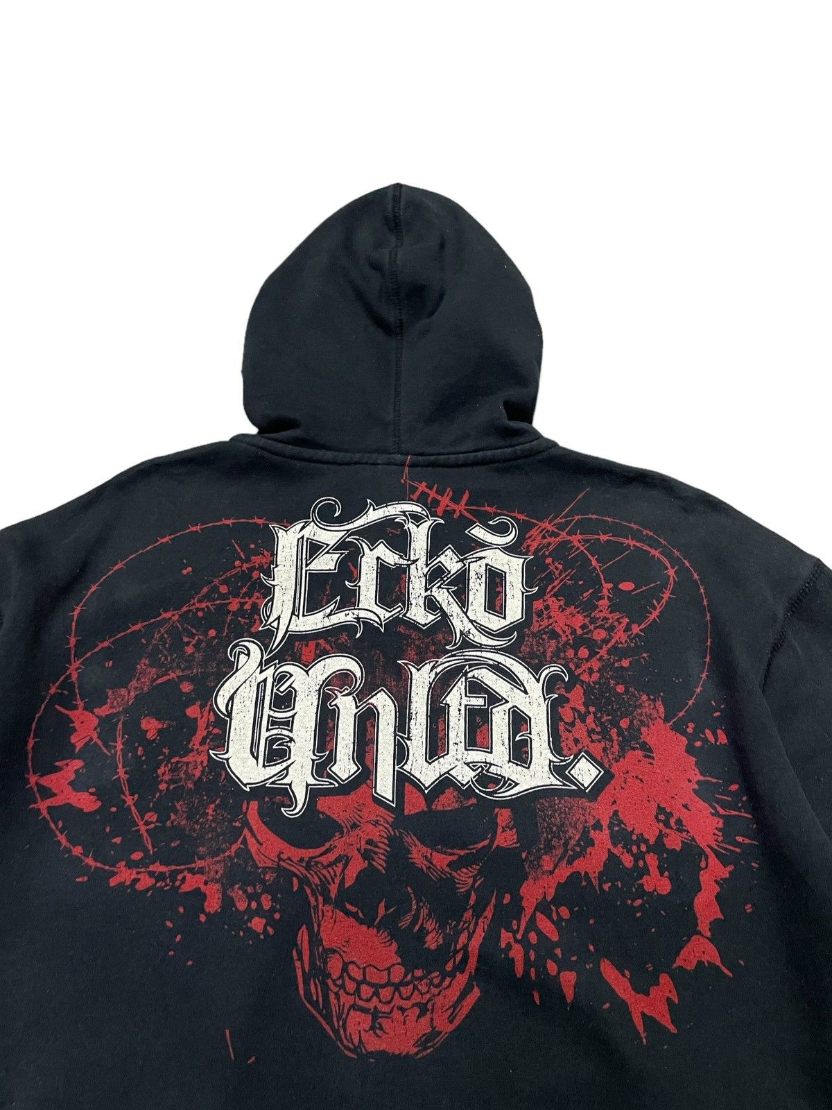 Affliction 2000s Ecko M.M.A Elite Affliction Skull Hoodie Size US XL / EU 56 / 4 - 10 Thumbnail