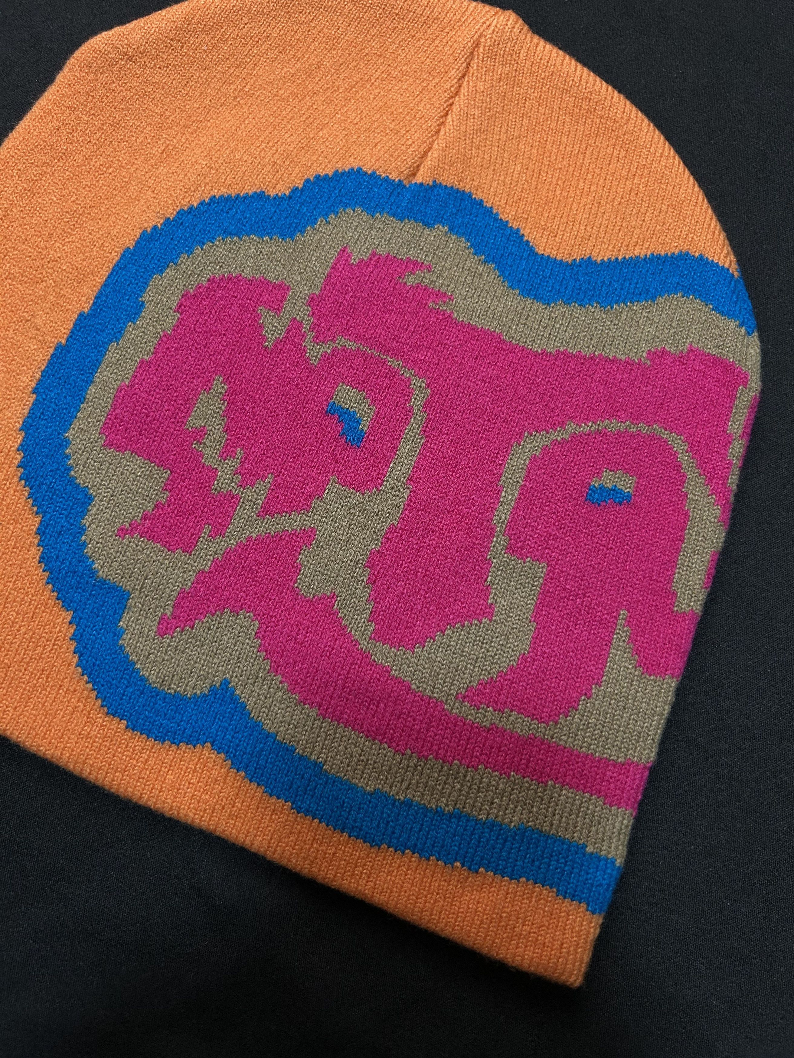 Japanese Brand Deadstock LWNT Sorbet No Cuff Knit Beanie Hats OS Size ONE SIZE - 2 Thumbnail