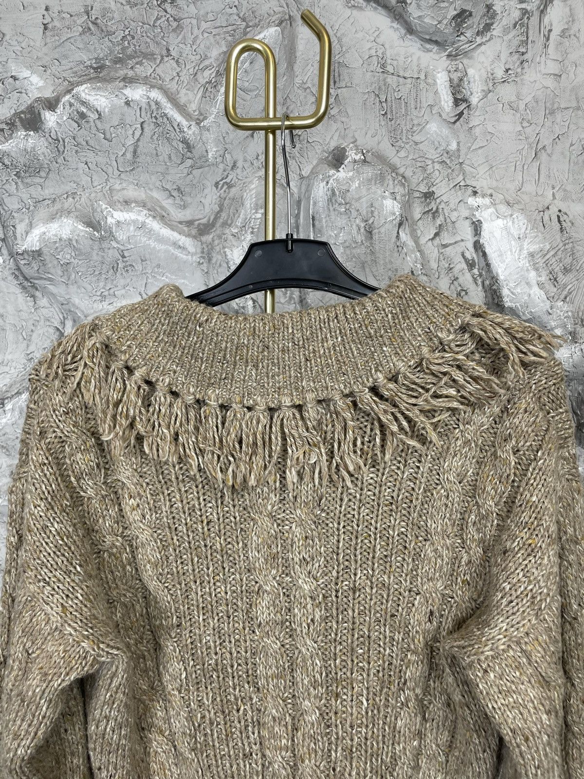 Junya Watanabe × Vintage Vintage 80s Knit Cropped Cardigan Kapital Japanese Style Size US M / EU 48-50 / 2 - 7 Thumbnail