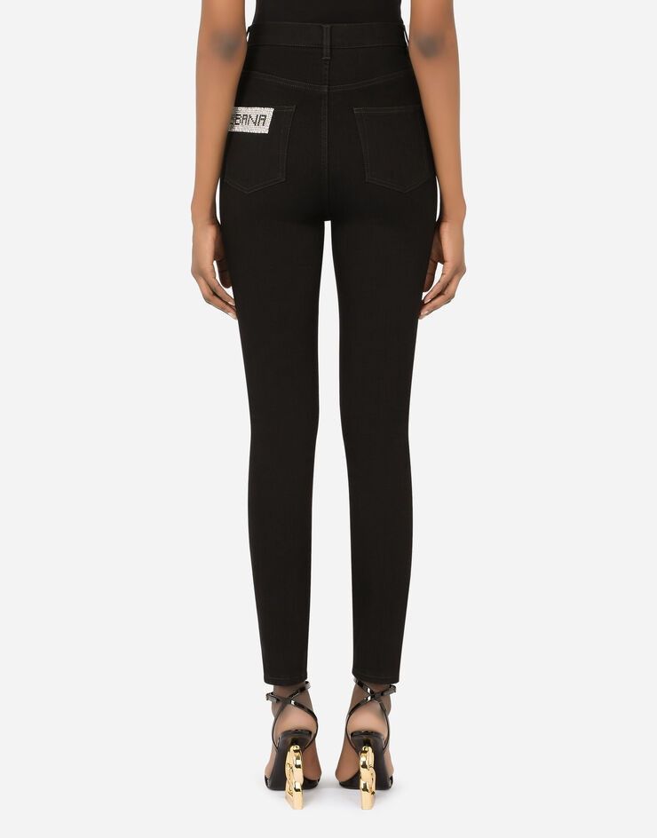 Dolce & Gabbana o1y0825 Denim Pant in Black Size 26" / US 2 / IT 38 - 3 Thumbnail