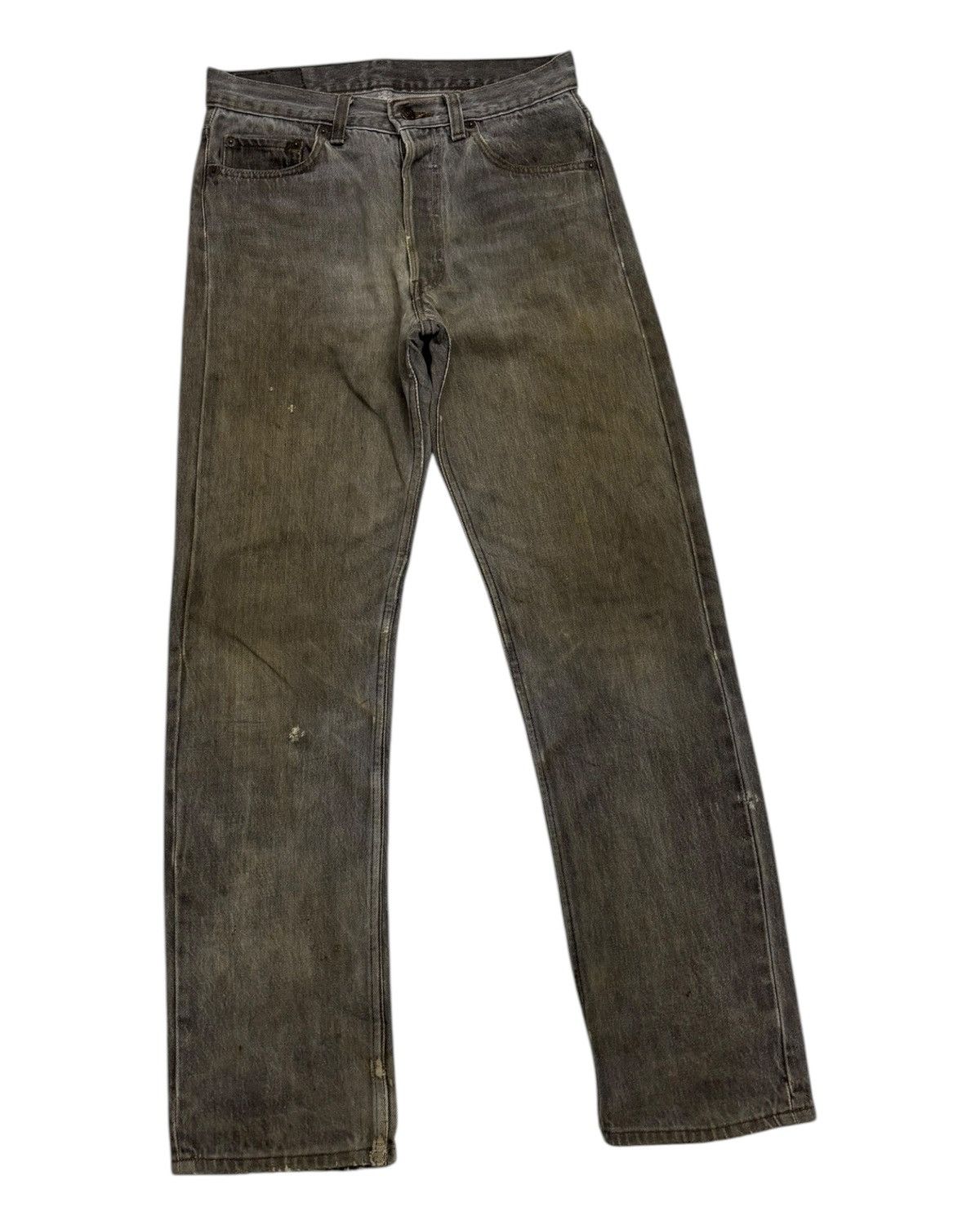 Levi's 🔥VTG LEVIS 501 MUD WASH DIRT JEANS DISTRESS Size US 29 - 3 Thumbnail