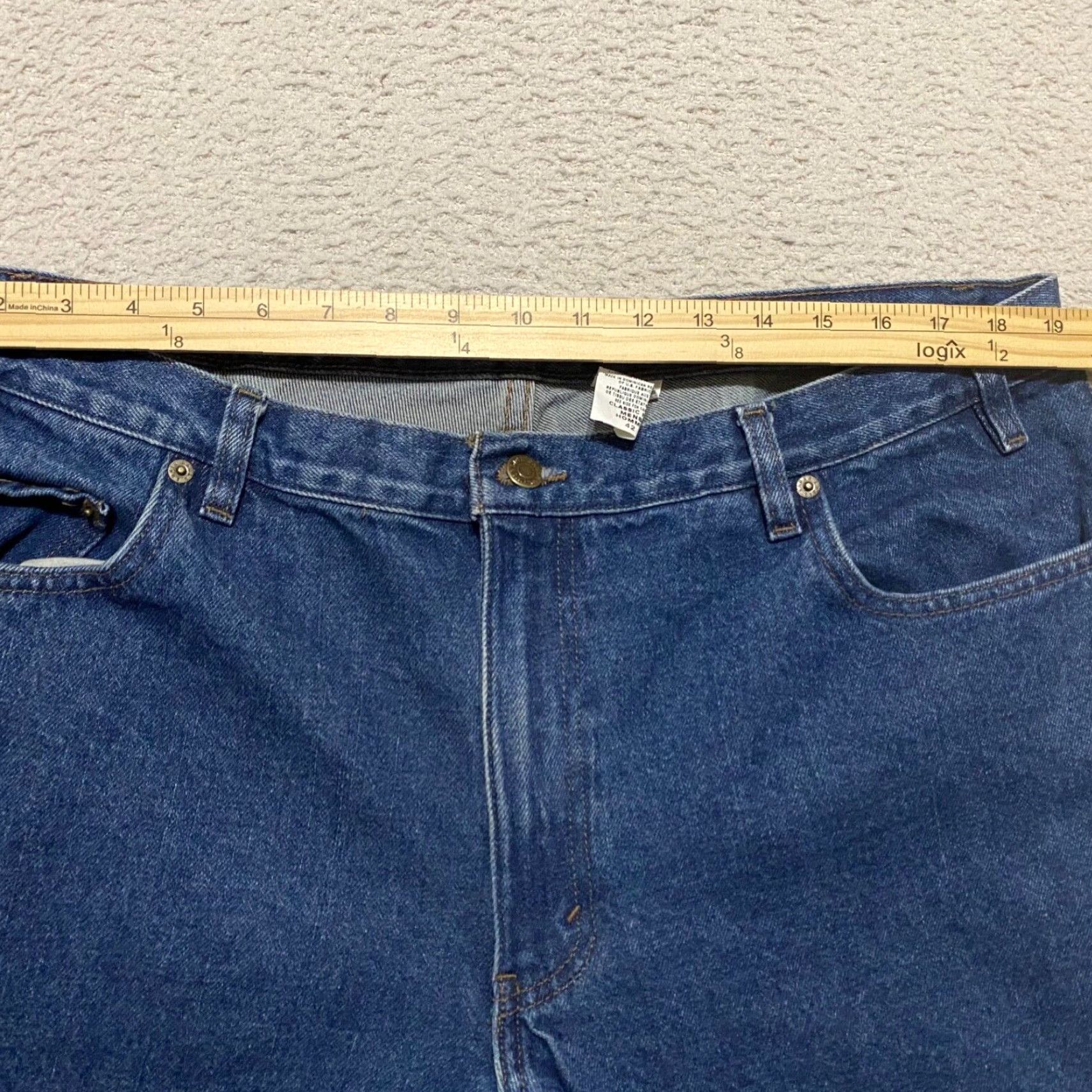 Eddie Bauer Eddie Bauer Jeans Mens sz 42 Blue Denim Straight Leg Dark Wash Classic Fit Size US 38 / EU 54 - 5 Thumbnail