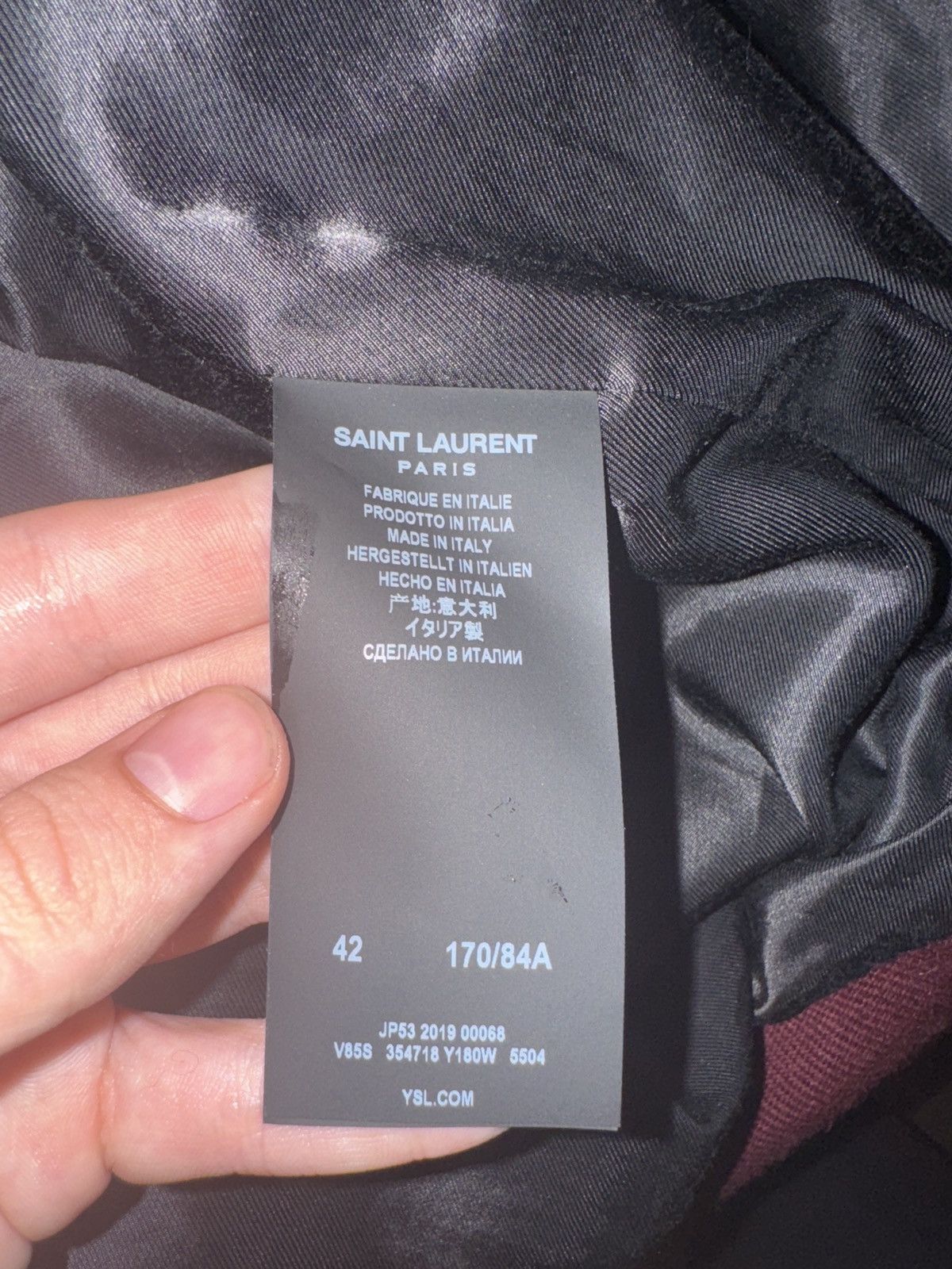 Saint Laurent Paris SLP TEDDY JACKET SS19 exclusive colour Size US XS / EU 42 / 0 - 3 Thumbnail