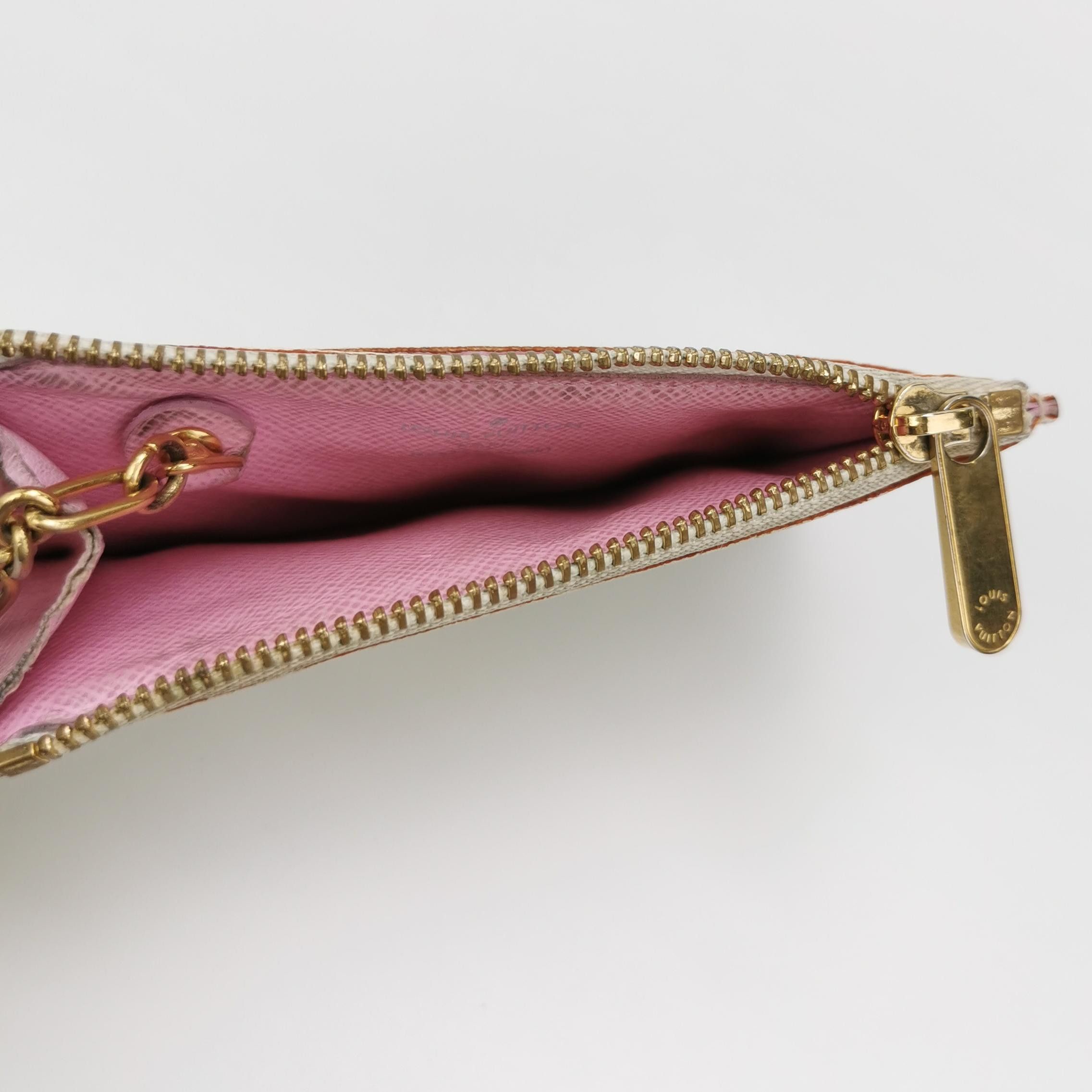 Louis Vuitton Louis Vuitton (LV) White Tricolor Coin Purse -y2506 Size ONE SIZE - 2 Thumbnail