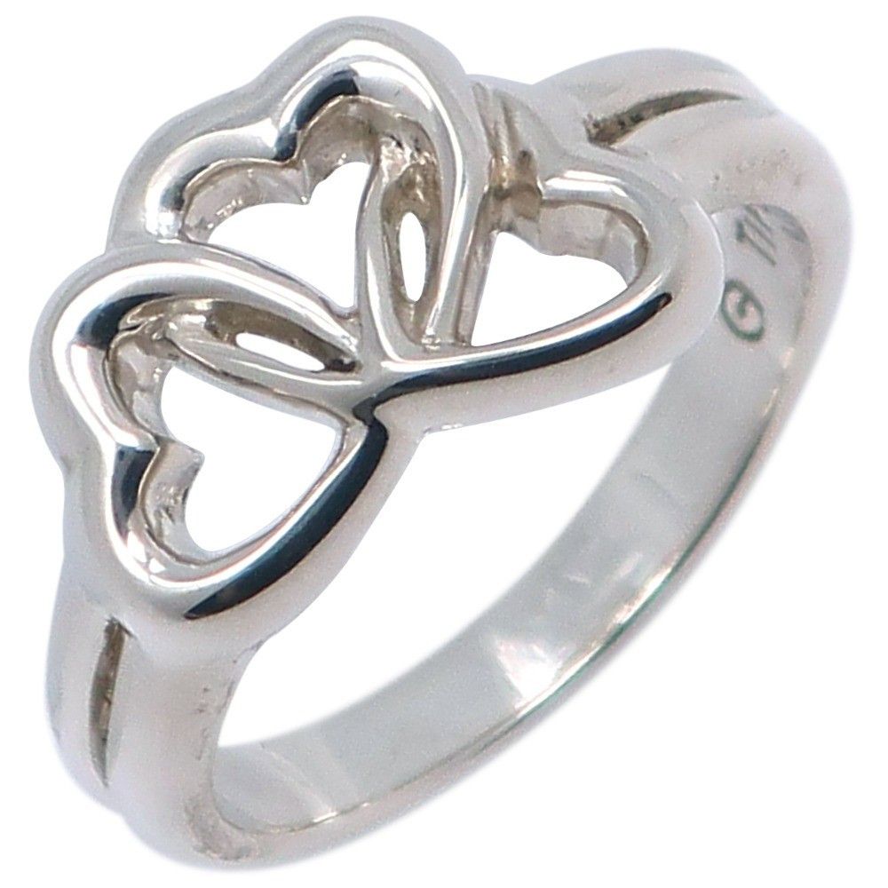 Tiffany & Co. Tiffany & Co. Triple heart ring Silver 925 Size ONE SIZE - 1 Thumbnail