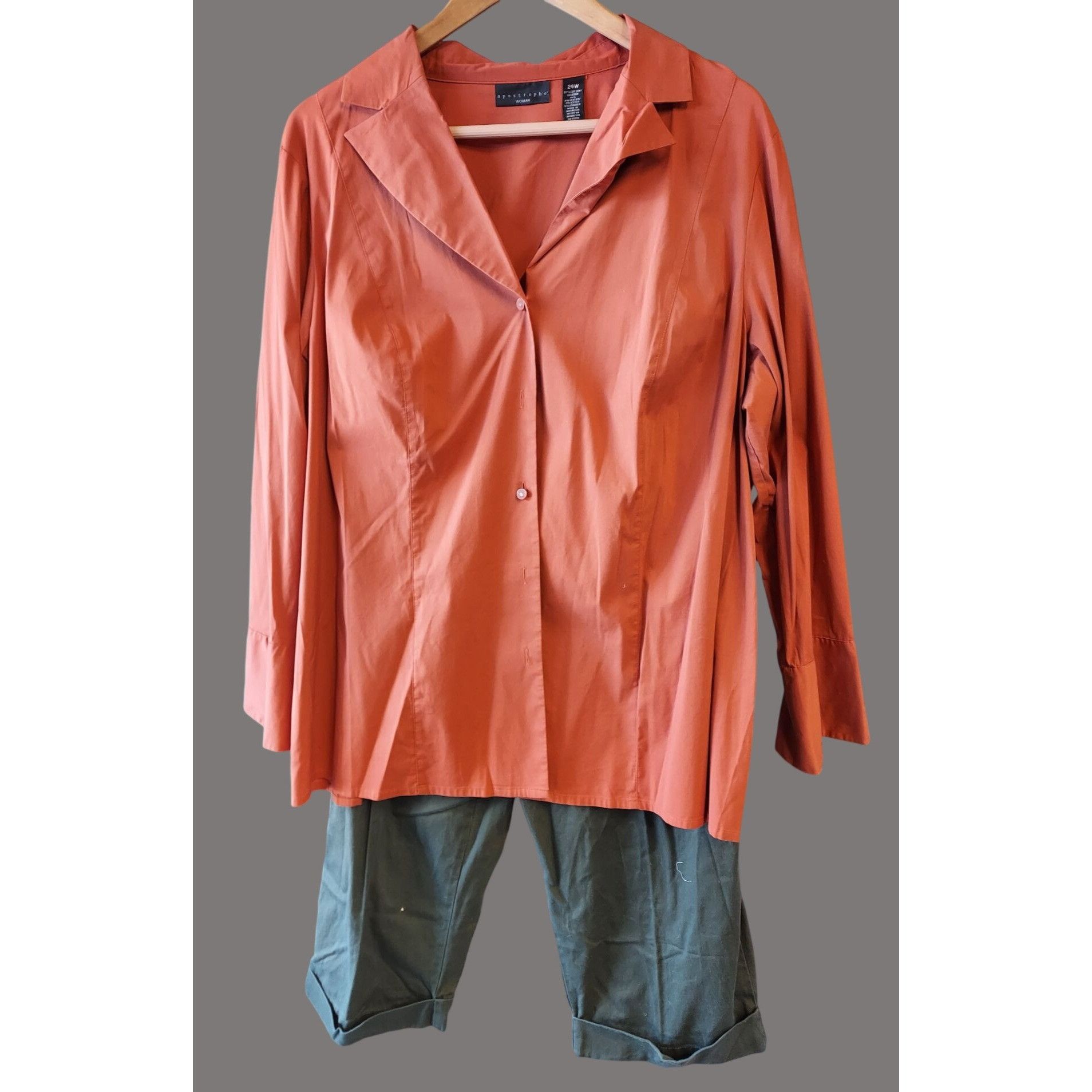 Other Womens Plus Size 3X Bundle of 3 Business Casual Blouses and Size 4XL / US 24-26 - 3 Thumbnail