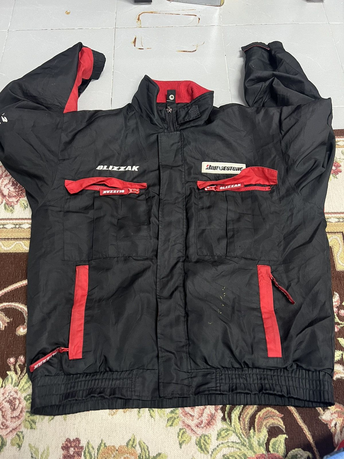 Vintage Vintage Bridgestone Blizzak - Vintage Light Jacket Size US L / EU 52-54 / 3 - 1 Thumbnail