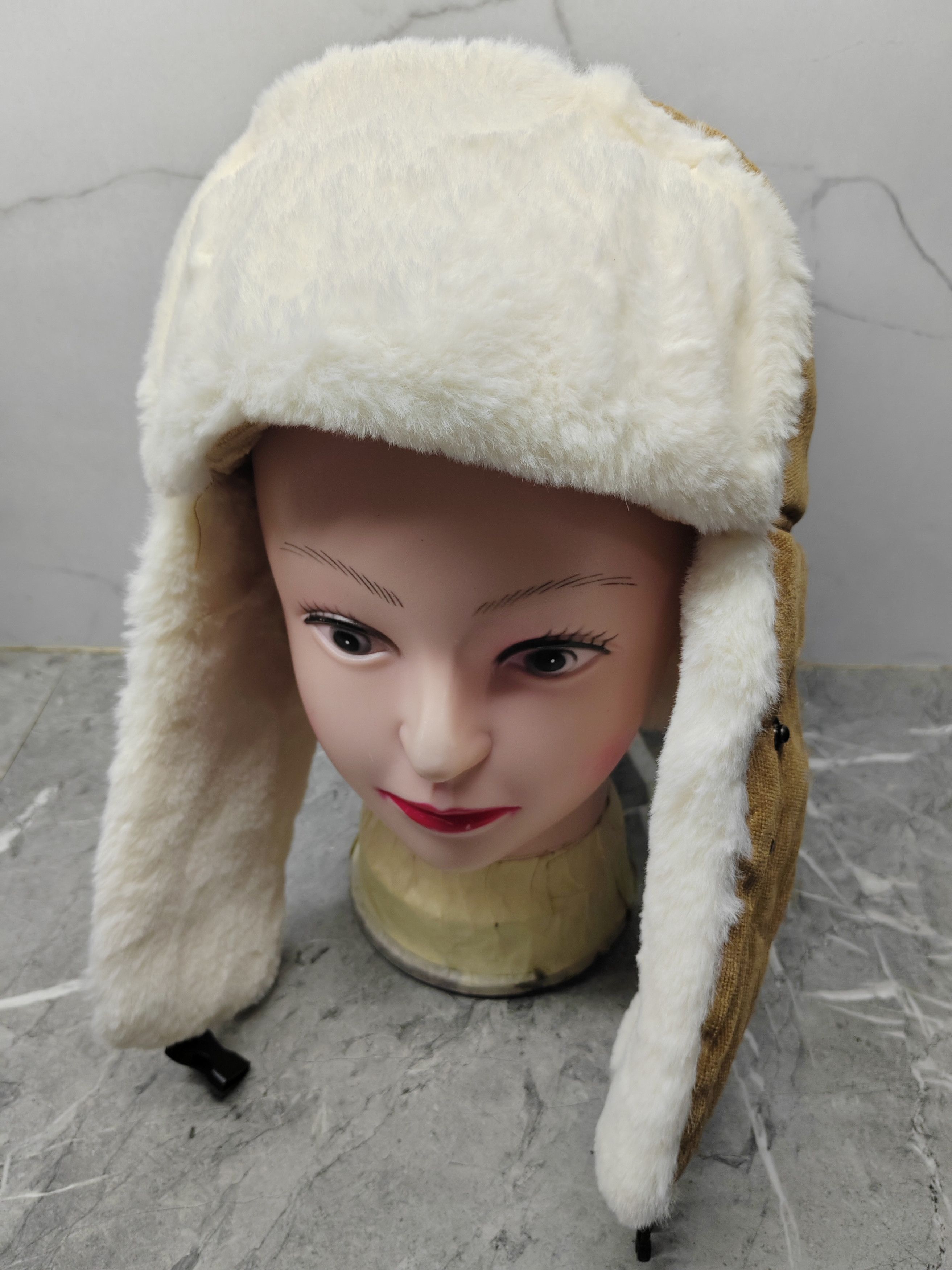 If Six Was Nine Vintage Y2k Fleece Earflap Cap Hat Size ONE SIZE - 1 Thumbnail